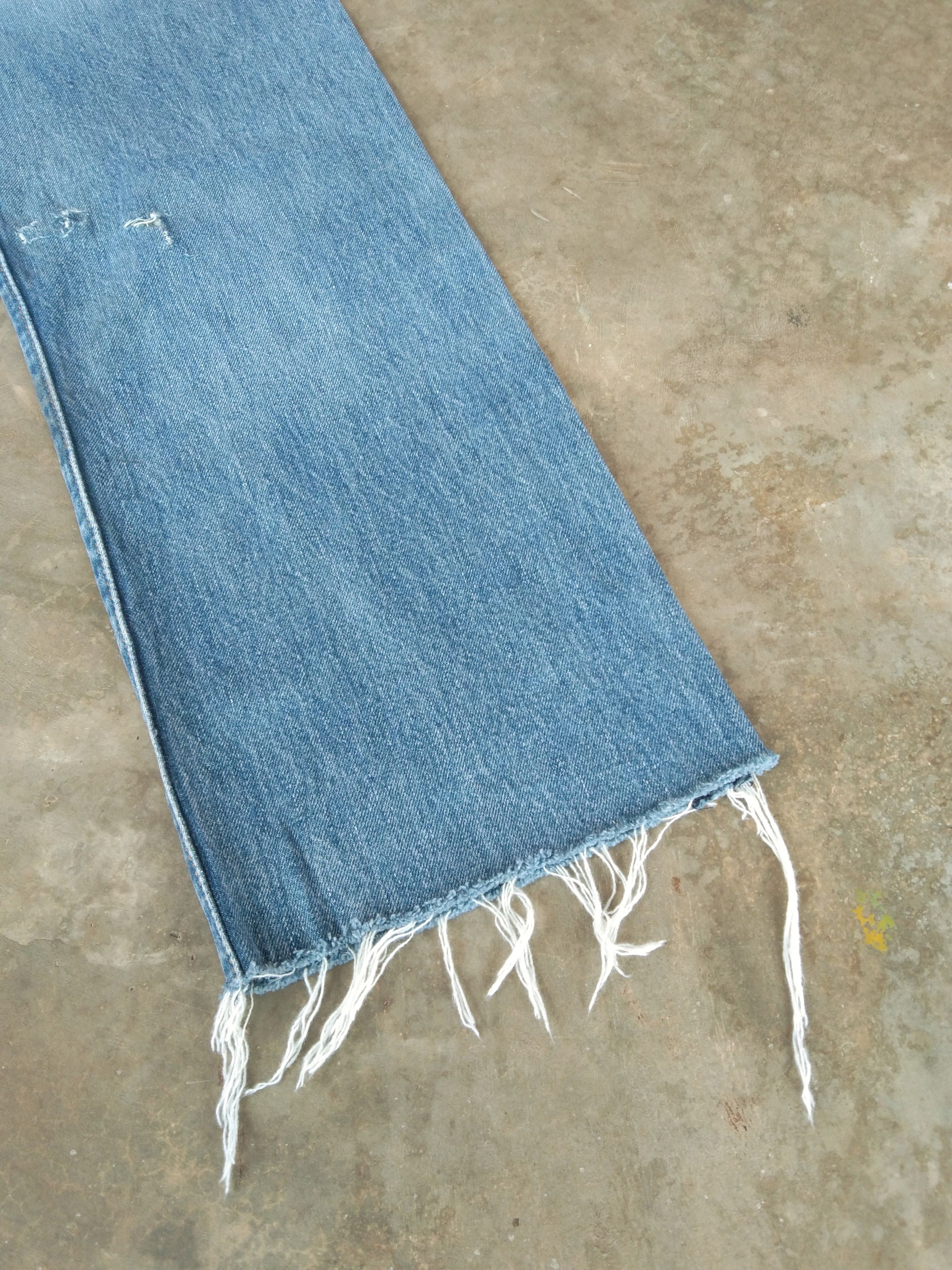 Levi's Vintage Levi's 501 Cropped Straight Leg Jeans 36x29 Size US 36 / EU 52 - 4 Thumbnail
