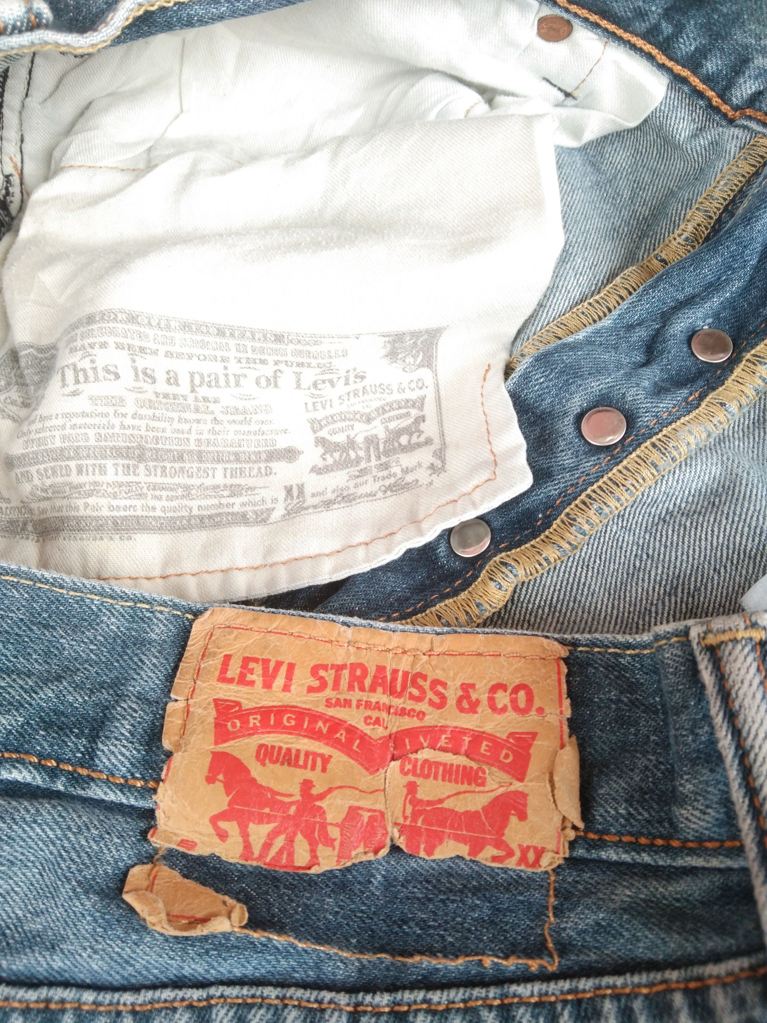 Levi's Vintage Levi's 501 Cropped Straight Leg Jeans 36x29 Size US 36 / EU 52 - 8 Thumbnail