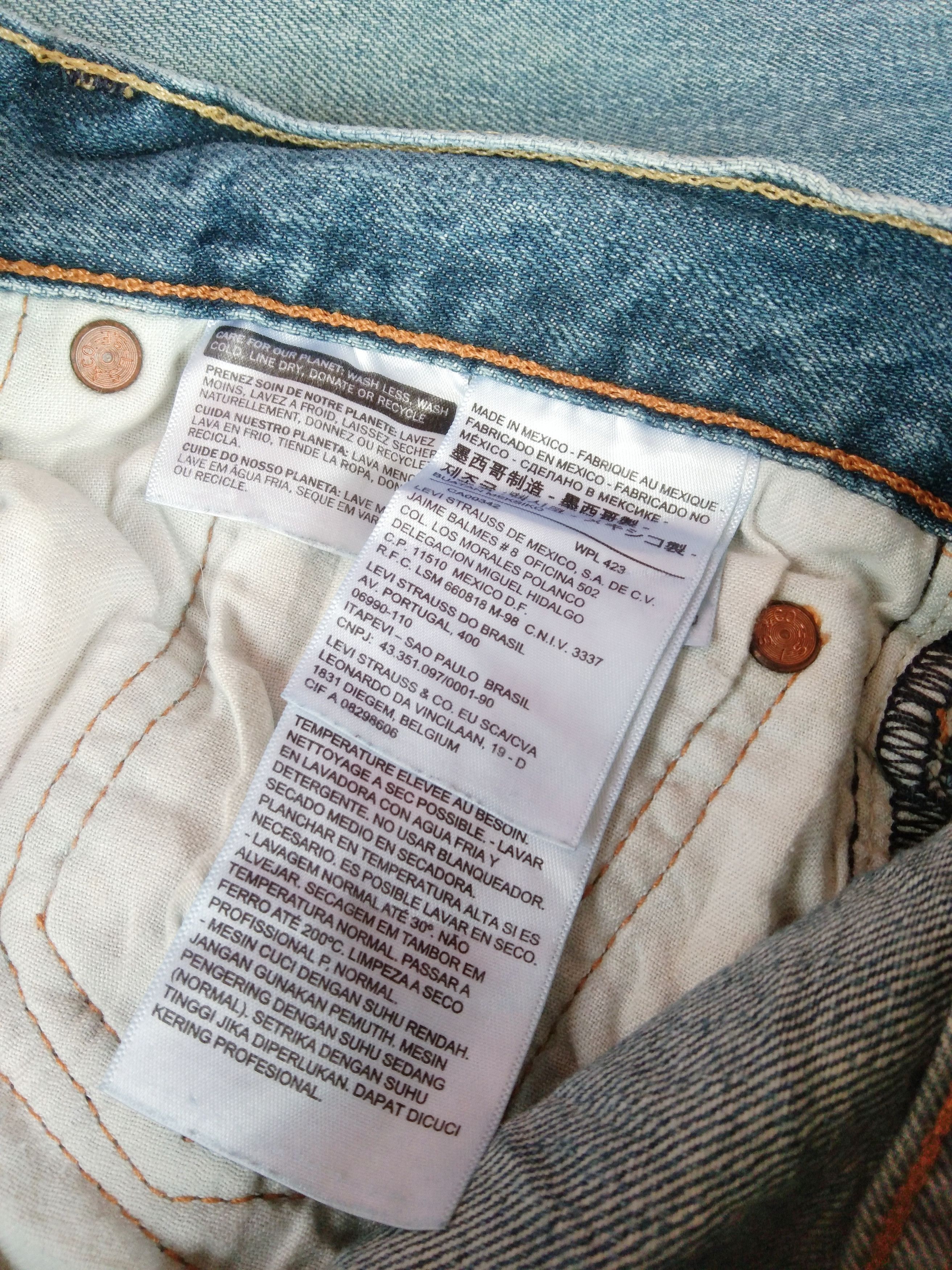 Levi's Vintage Levi's 501 Cropped Straight Leg Jeans 36x29 Size US 36 / EU 52 - 10 Thumbnail