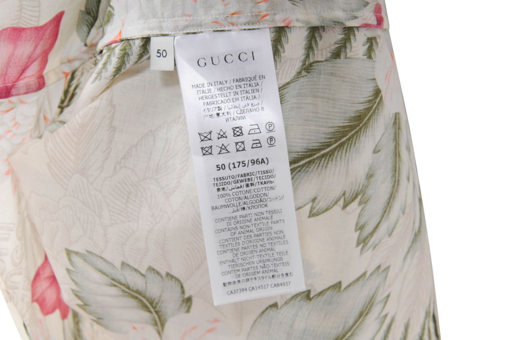 Gucci Floral Hawaiian Print Button Down Dual Pocket Bowling Shirt IT50 M –  THE-ECHELON