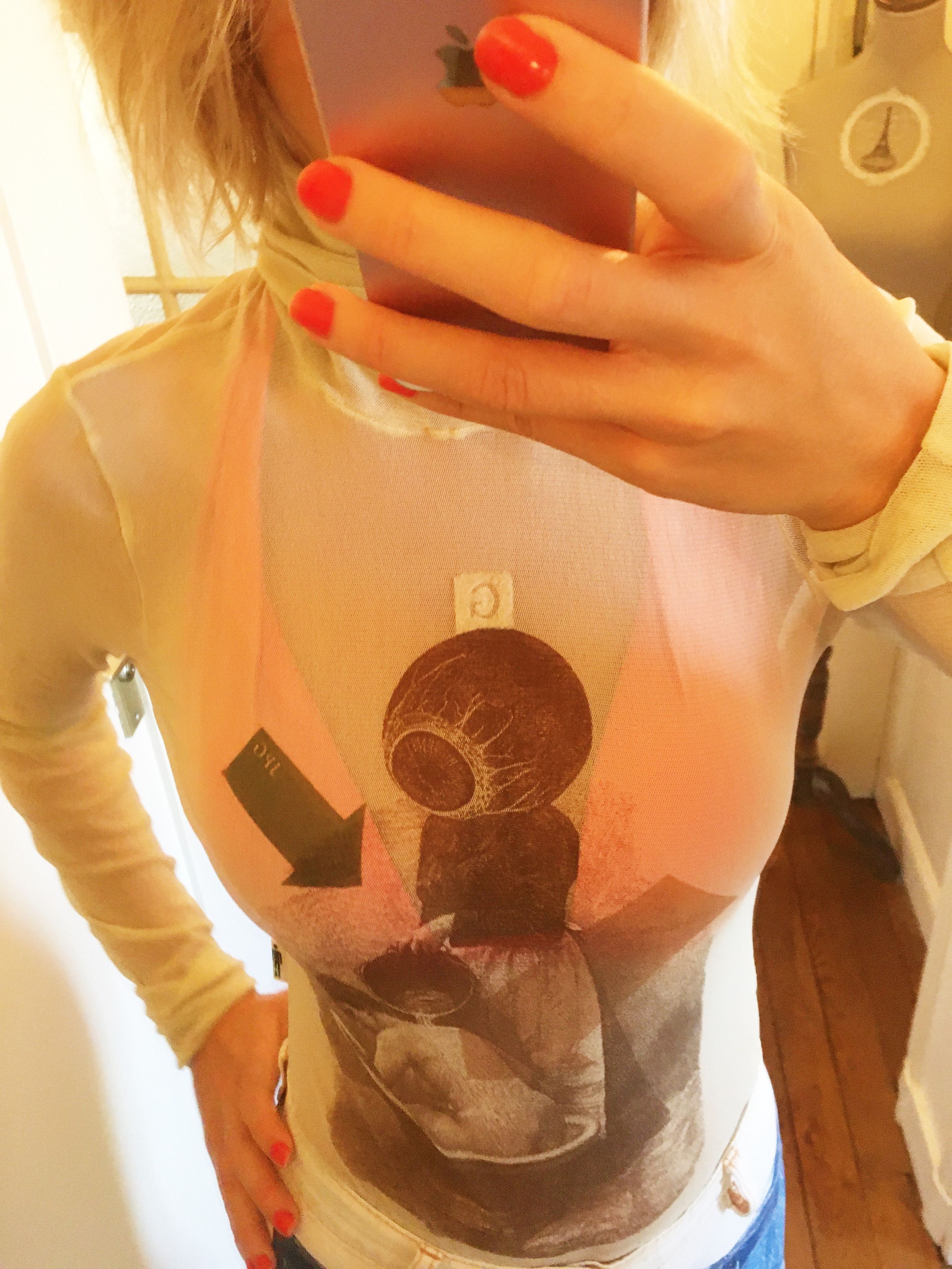 Jean Paul Gaultier Jean Paul Gaultier Nude Alien Venus Naked Mesh Shirt Top Size US M / EU 48-50 / 2 - 12 Thumbnail