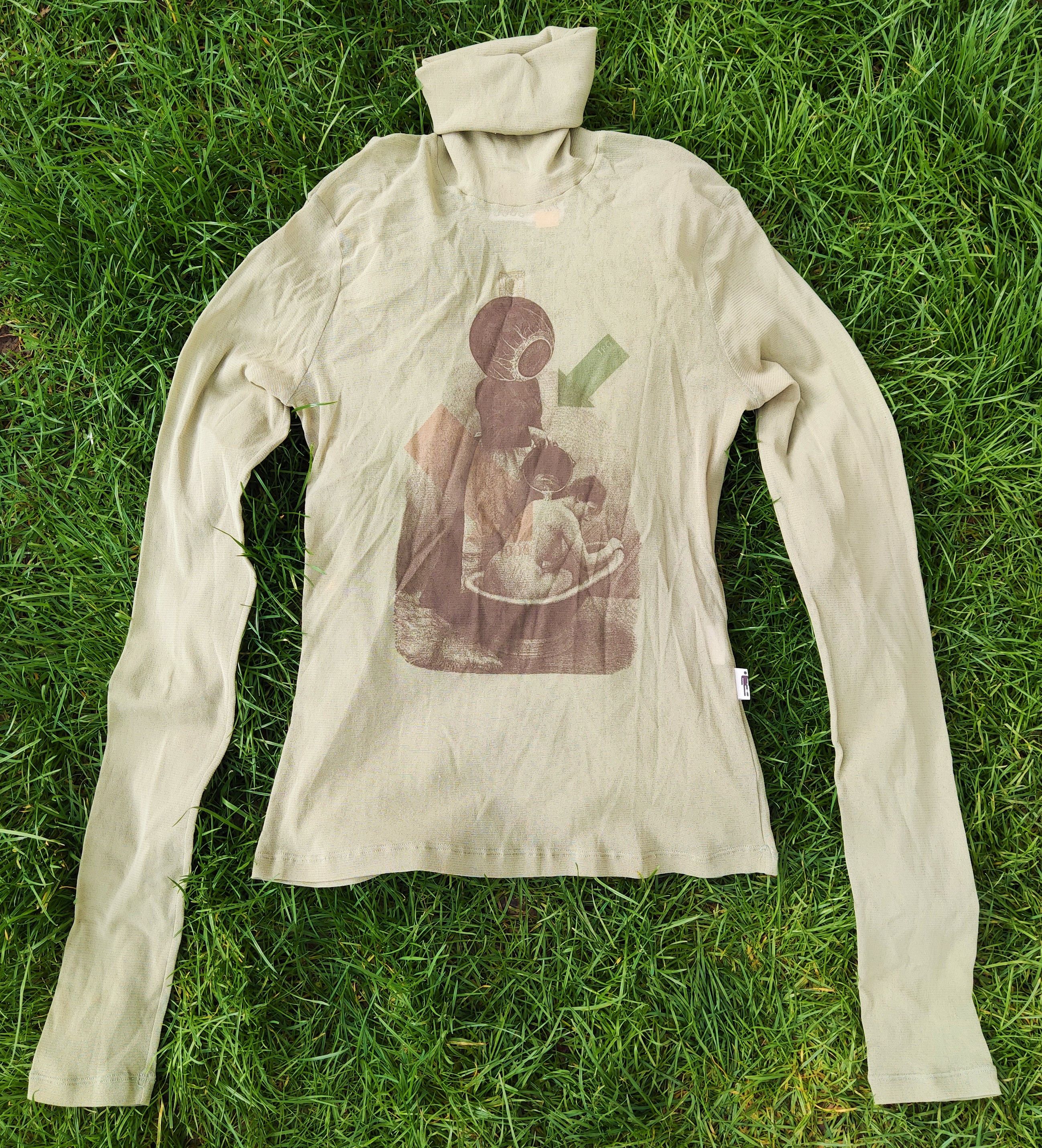 Jean Paul Gaultier Jean Paul Gaultier Nude Alien Venus Naked Mesh Shirt Top Size US M / EU 48-50 / 2 - 4 Thumbnail