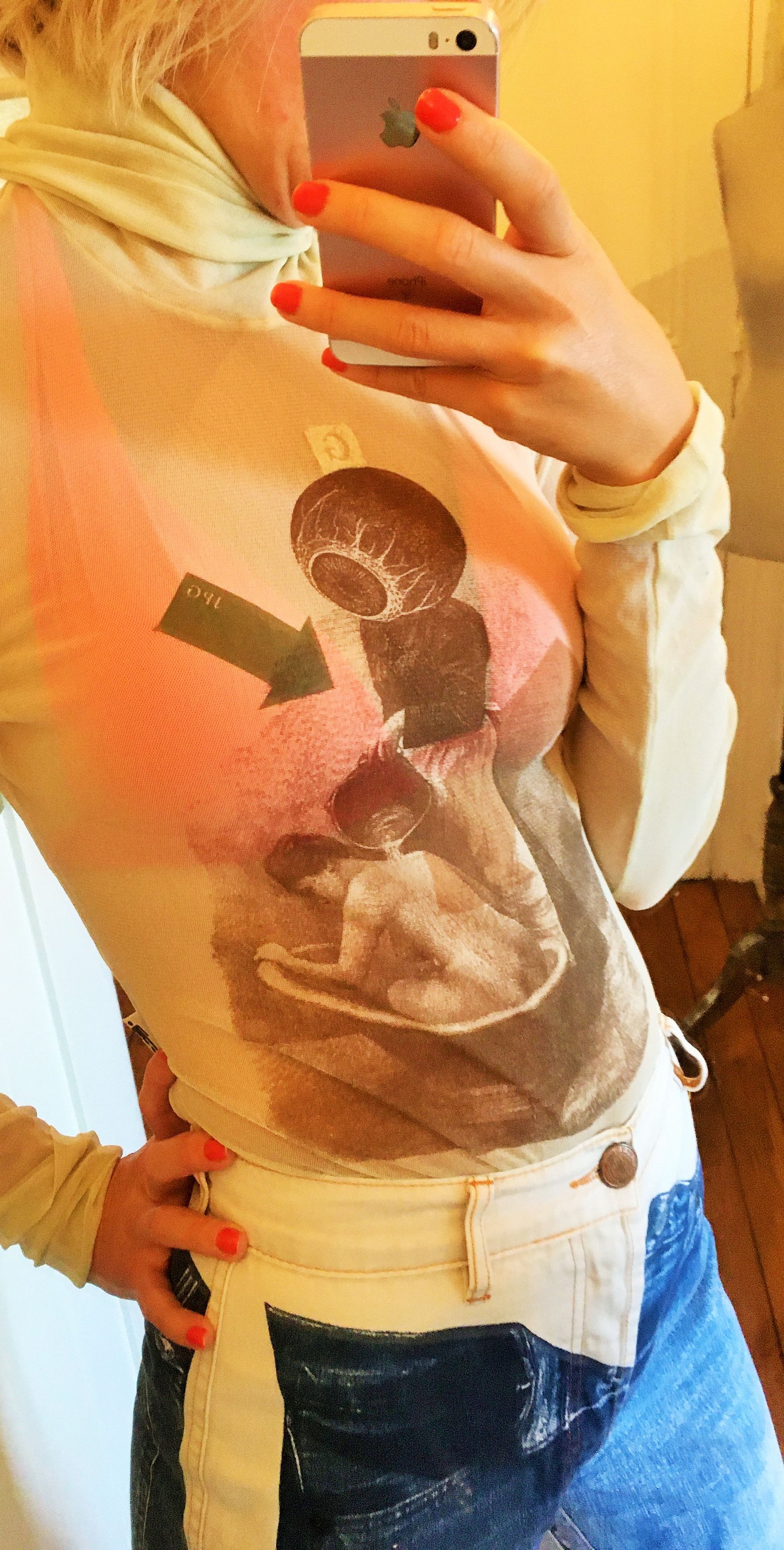 Jean Paul Gaultier Jean Paul Gaultier Nude Alien Venus Naked Mesh Shirt Top Size US M / EU 48-50 / 2 - 13 Thumbnail