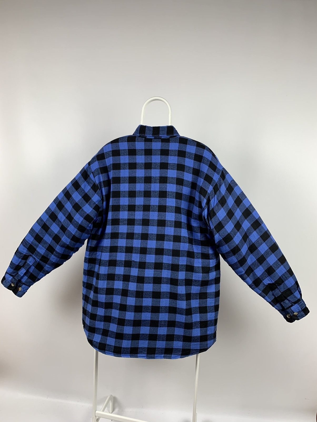 Flannel Vintage Flannel Plaid Jacket Quilted Travis Scott Style Size US L / EU 52-54 / 3 - 9 Thumbnail