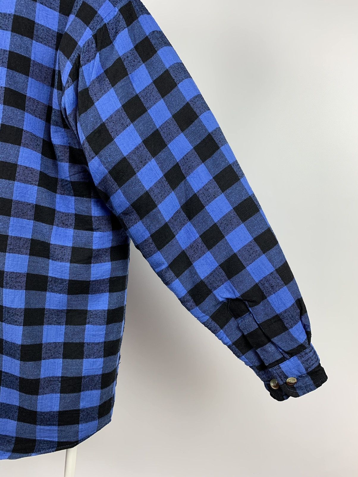Flannel Vintage Flannel Plaid Jacket Quilted Travis Scott Style Size US L / EU 52-54 / 3 - 12 Thumbnail