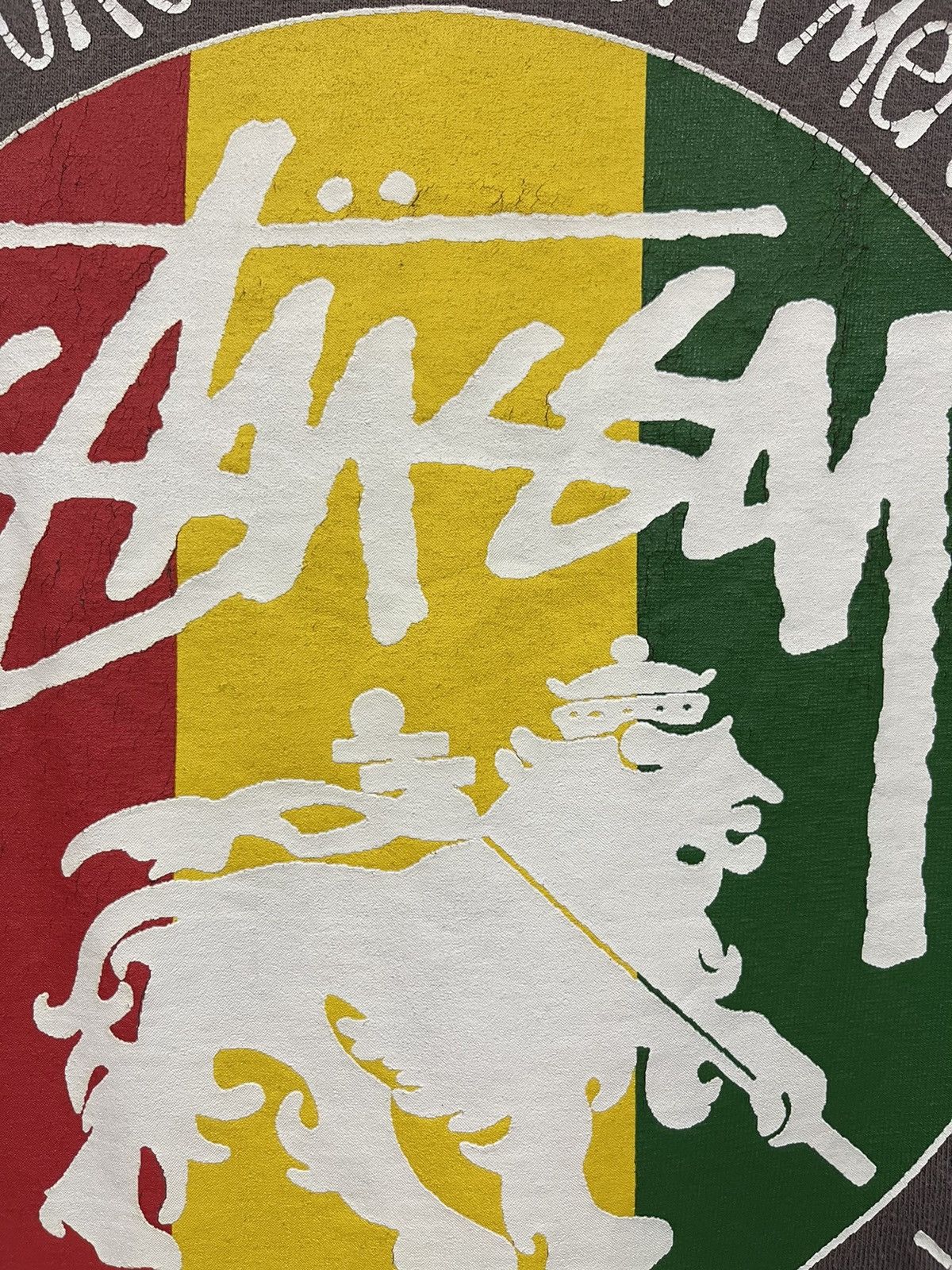 Stussy Vintage 90s Stussy Freelin Irie rasta Shirt Single Stitch Size US L / EU 52-54 / 3 - 3 Thumbnail