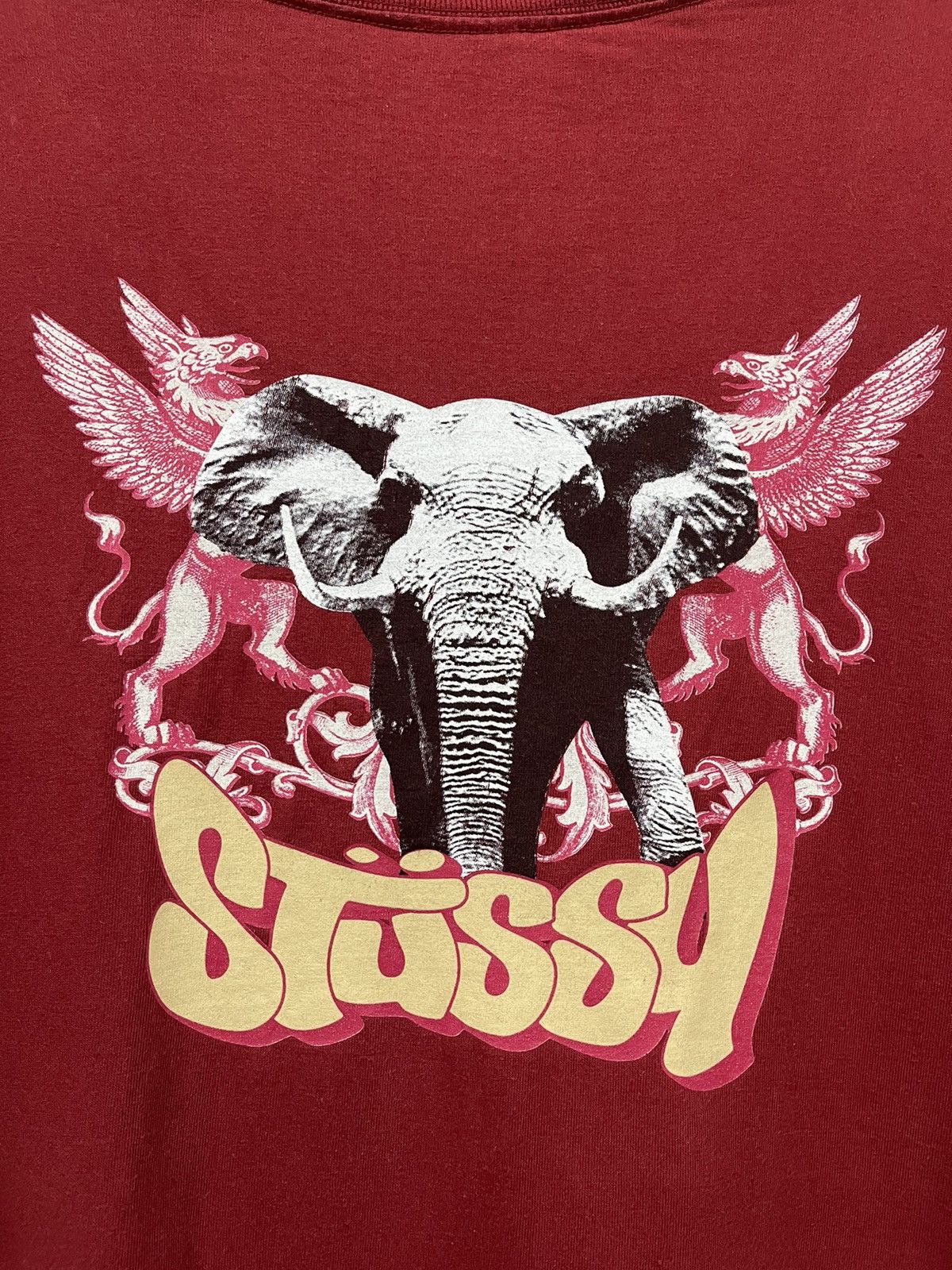 Stussy × Vintage Rare Vintage Stussy Elephant Shirt Size US XL / EU 56 / 4 - 2 Thumbnail