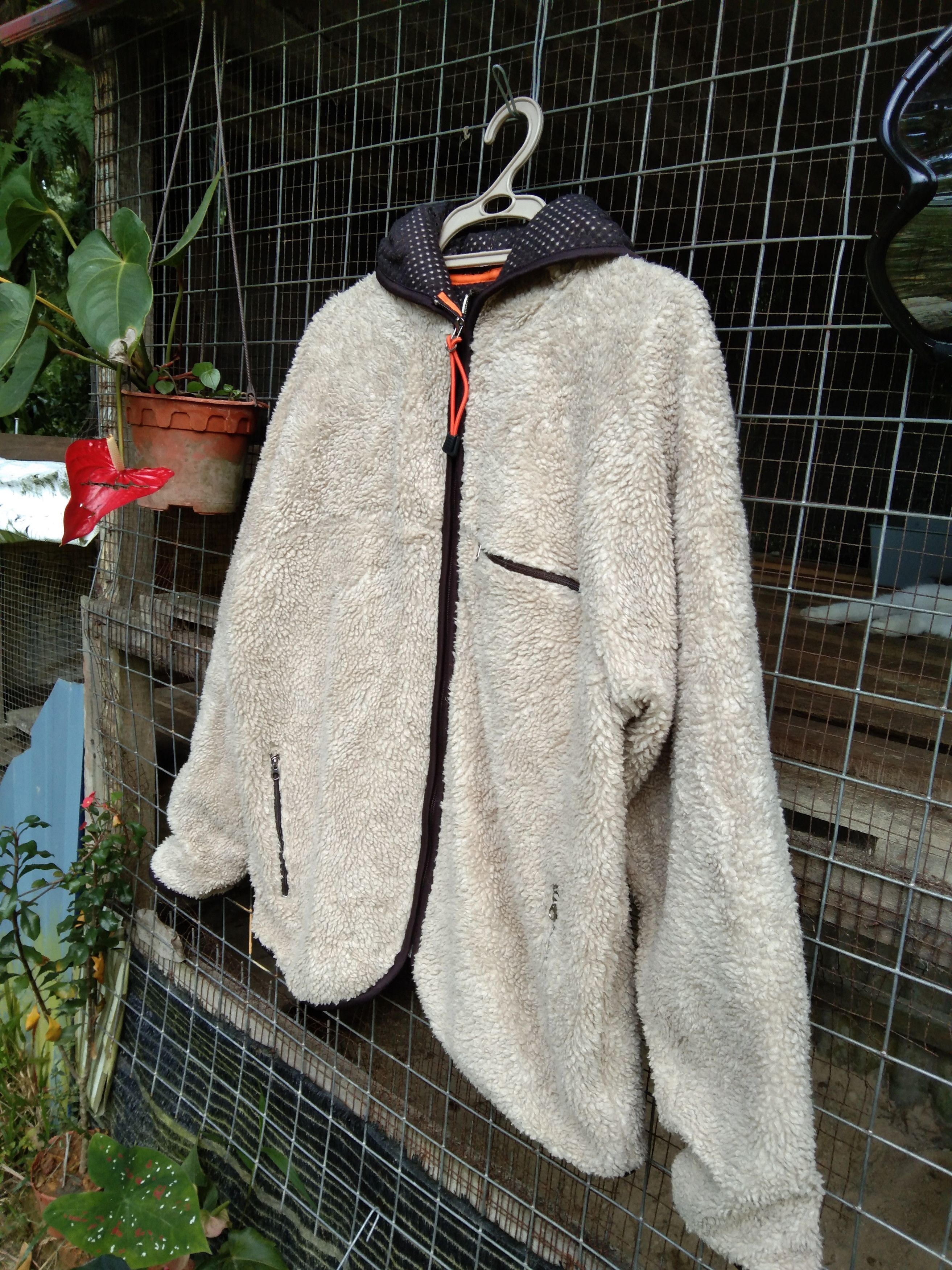 Japanese Brand CRAZY DOLL DEEP PILE FLEECE HOODIE JACKET Size US M / EU 48-50 / 2 - 2 Thumbnail