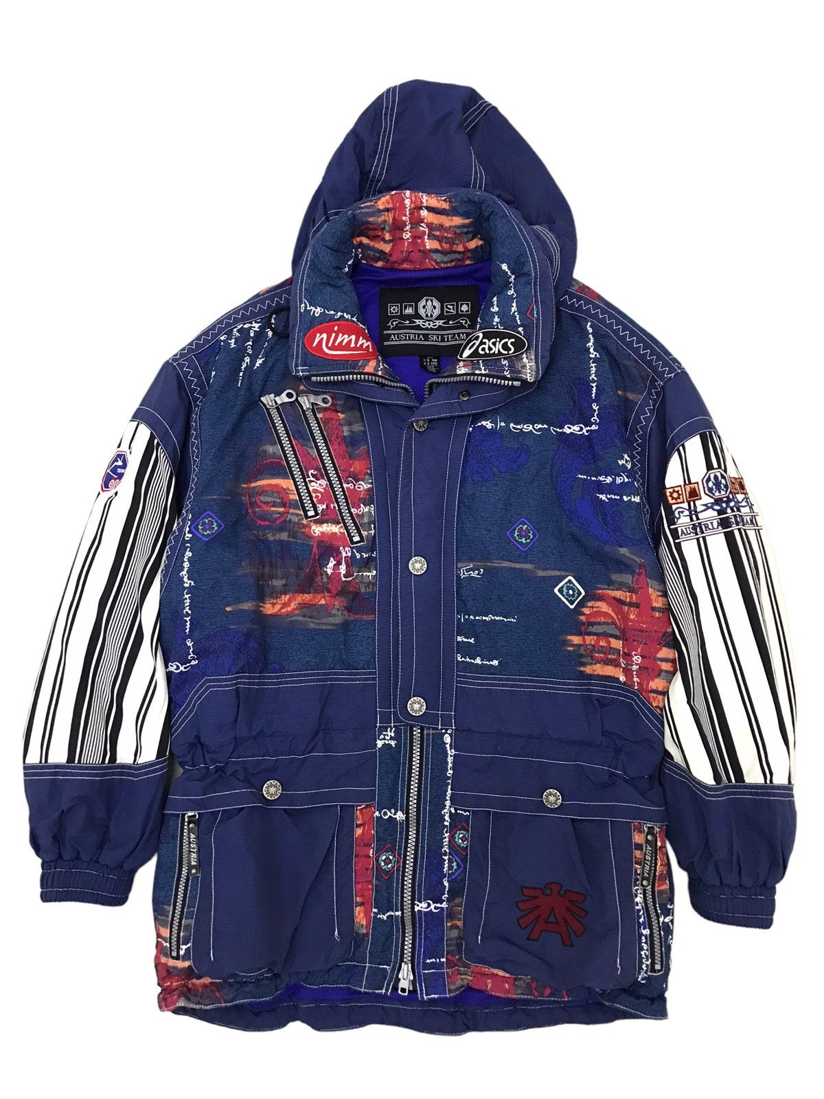 Asics Vintage Austria Ski Team NIMM Asics Ski Snowboard Jacket Size US L / EU 52-54 / 3 - 4 Thumbnail
