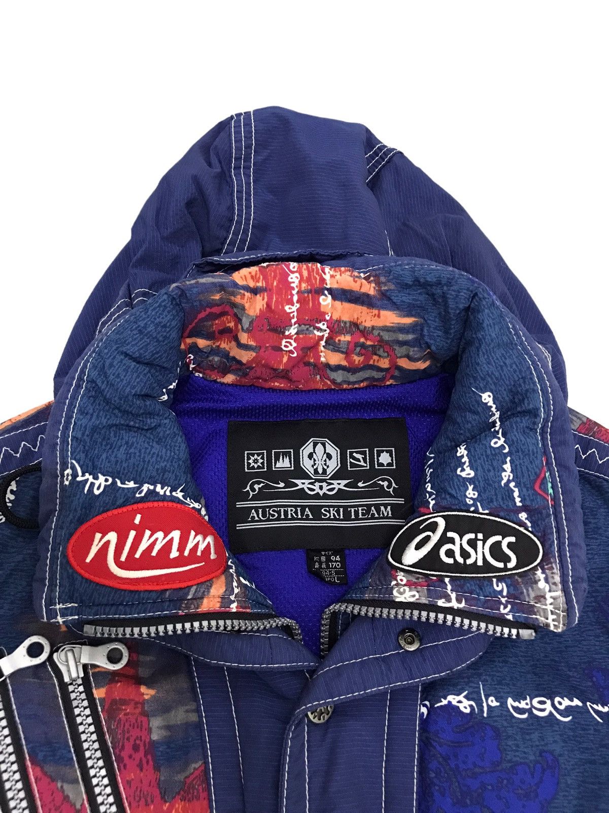 Asics Vintage Austria Ski Team NIMM Asics Ski Snowboard Jacket Size US L / EU 52-54 / 3 - 8 Thumbnail