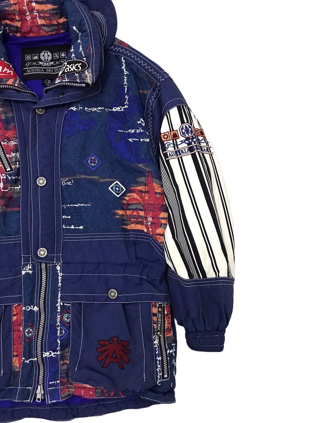 Asics Vintage Austria Ski Team NIMM Asics Ski Snowboard Jacket Size US L / EU 52-54 / 3 - 2 Thumbnail