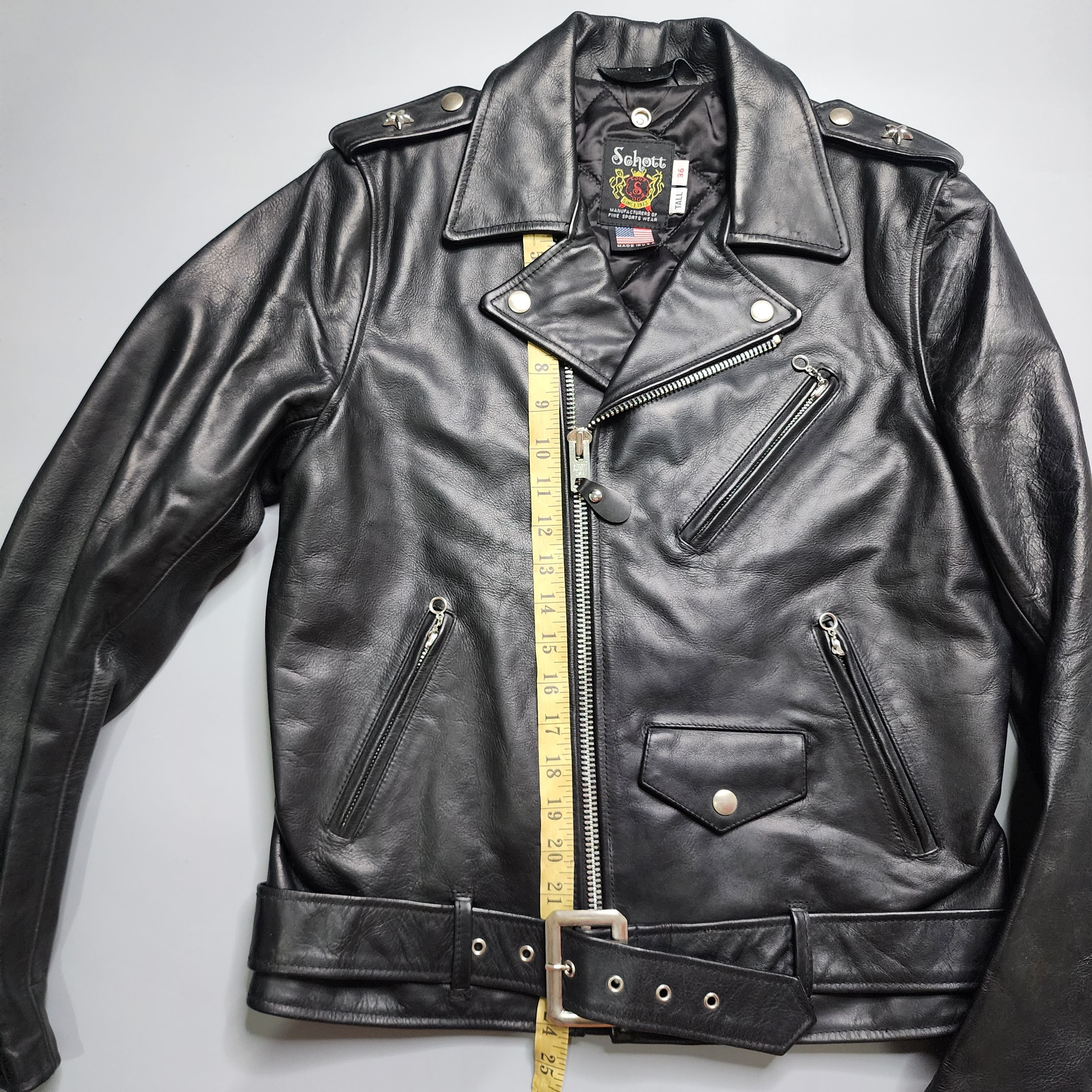 Schott Schott NYC - 613UST Vintage One Star Rider Jacket Size US S / EU 44-46 / 1 - 15 Thumbnail
