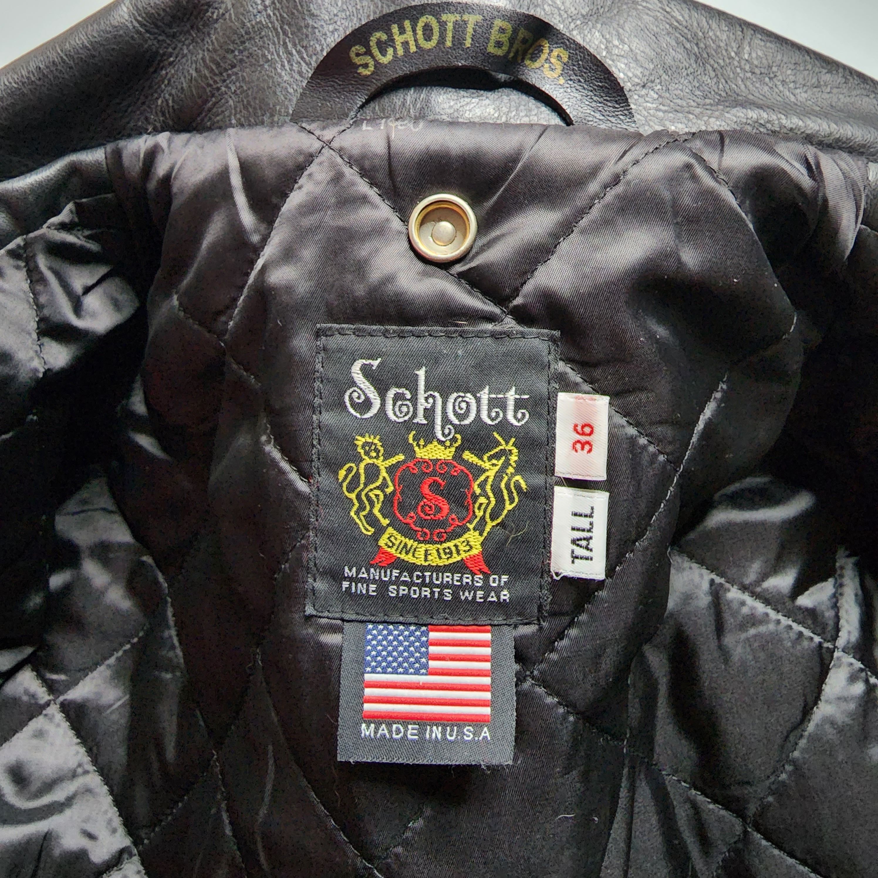 Schott Schott NYC - 613UST Vintage One Star Rider Jacket Size US S / EU 44-46 / 1 - 7 Thumbnail