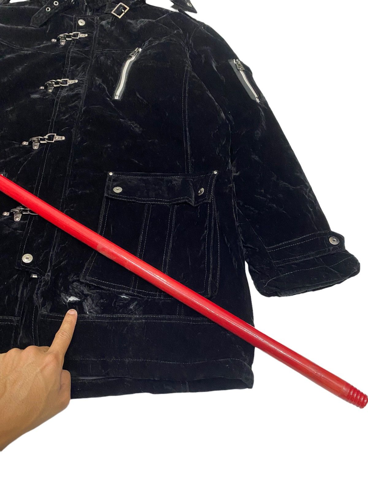 Velvet DIAGONAL ARROW MULTI POCKET PARKA VELVET JACKET Size US M / EU 48-50 / 2 - 12 Thumbnail