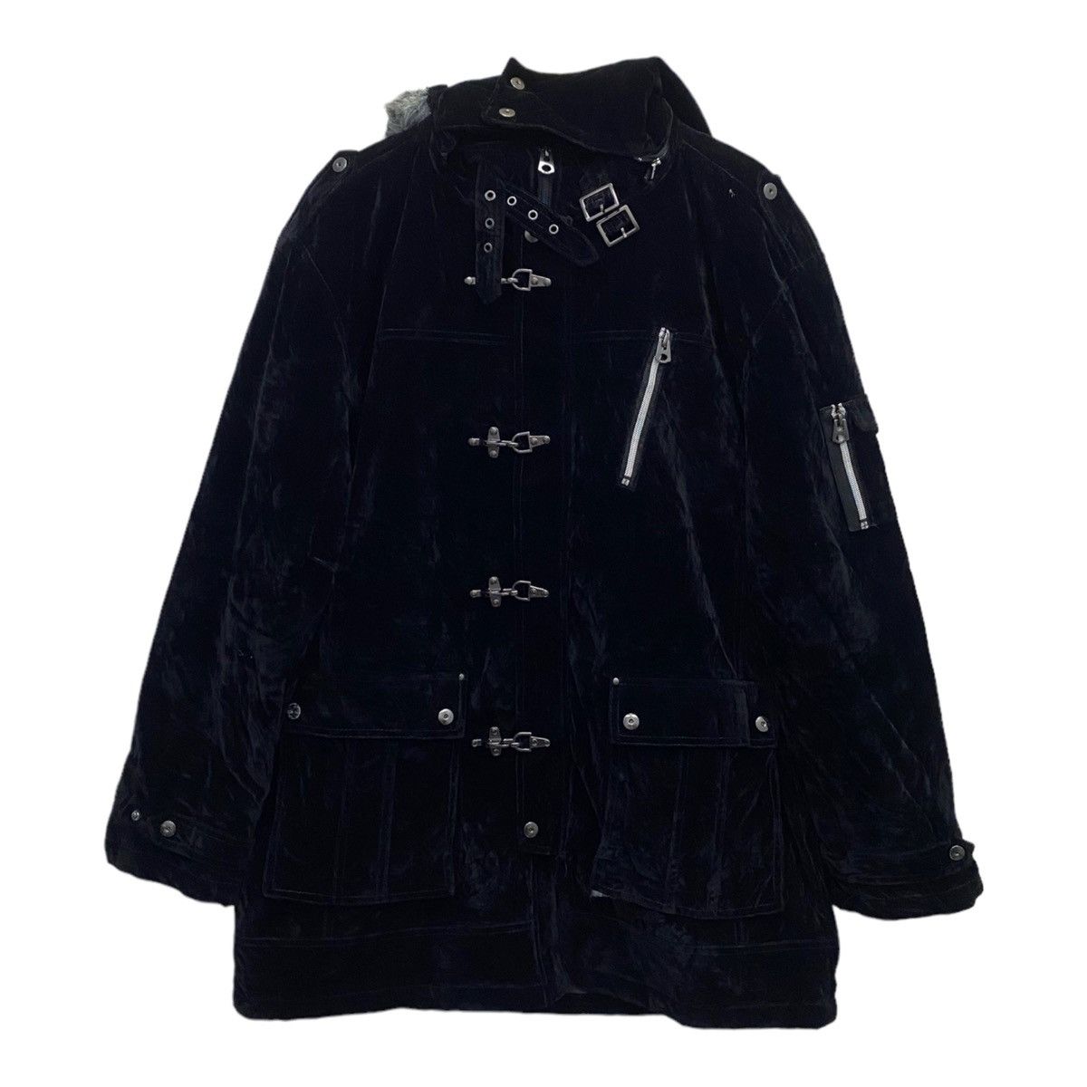 Velvet DIAGONAL ARROW MULTI POCKET PARKA VELVET JACKET Size US M / EU 48-50 / 2 - 3 Thumbnail