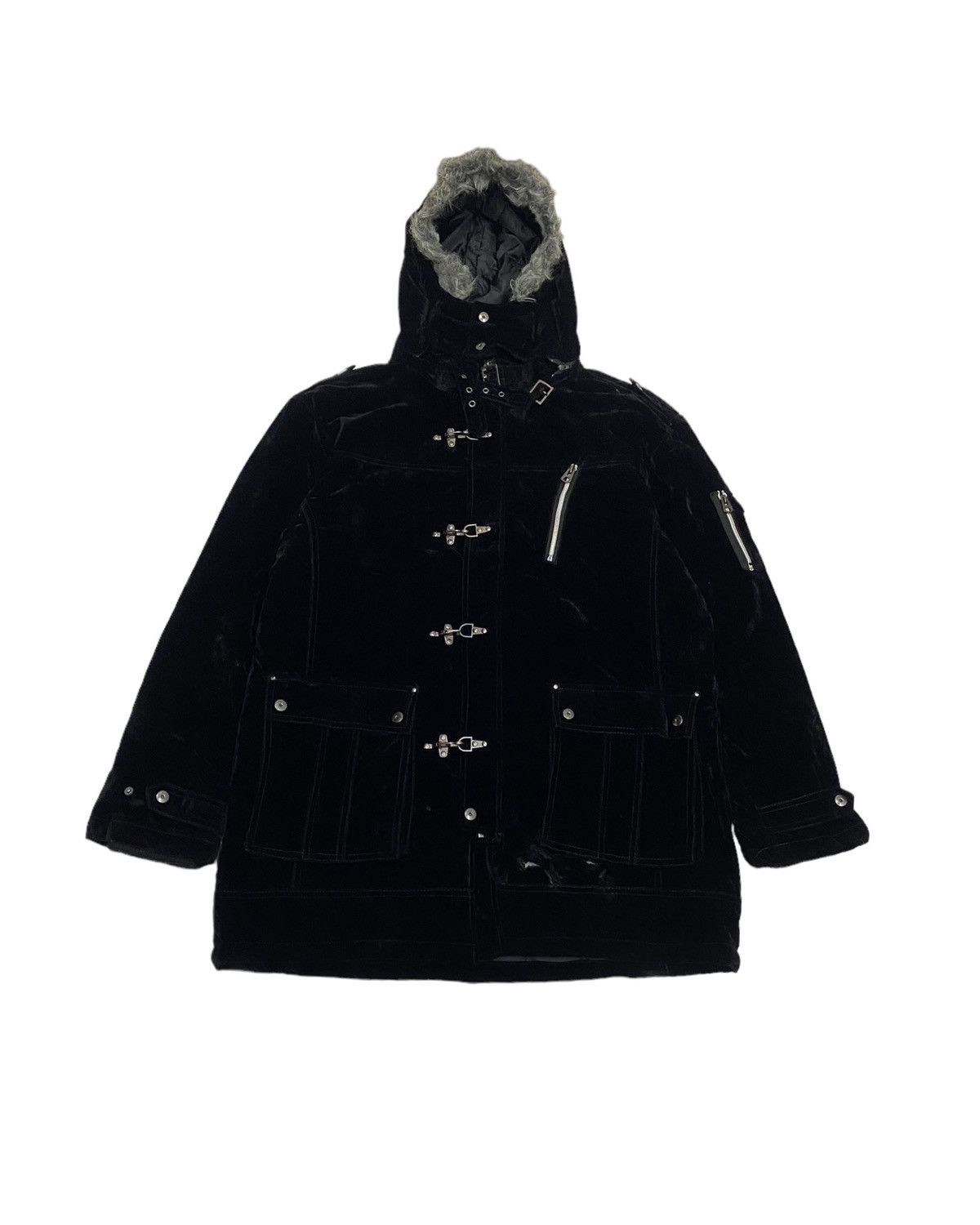Velvet DIAGONAL ARROW MULTI POCKET PARKA VELVET JACKET Size US M / EU 48-50 / 2 - 13 Thumbnail