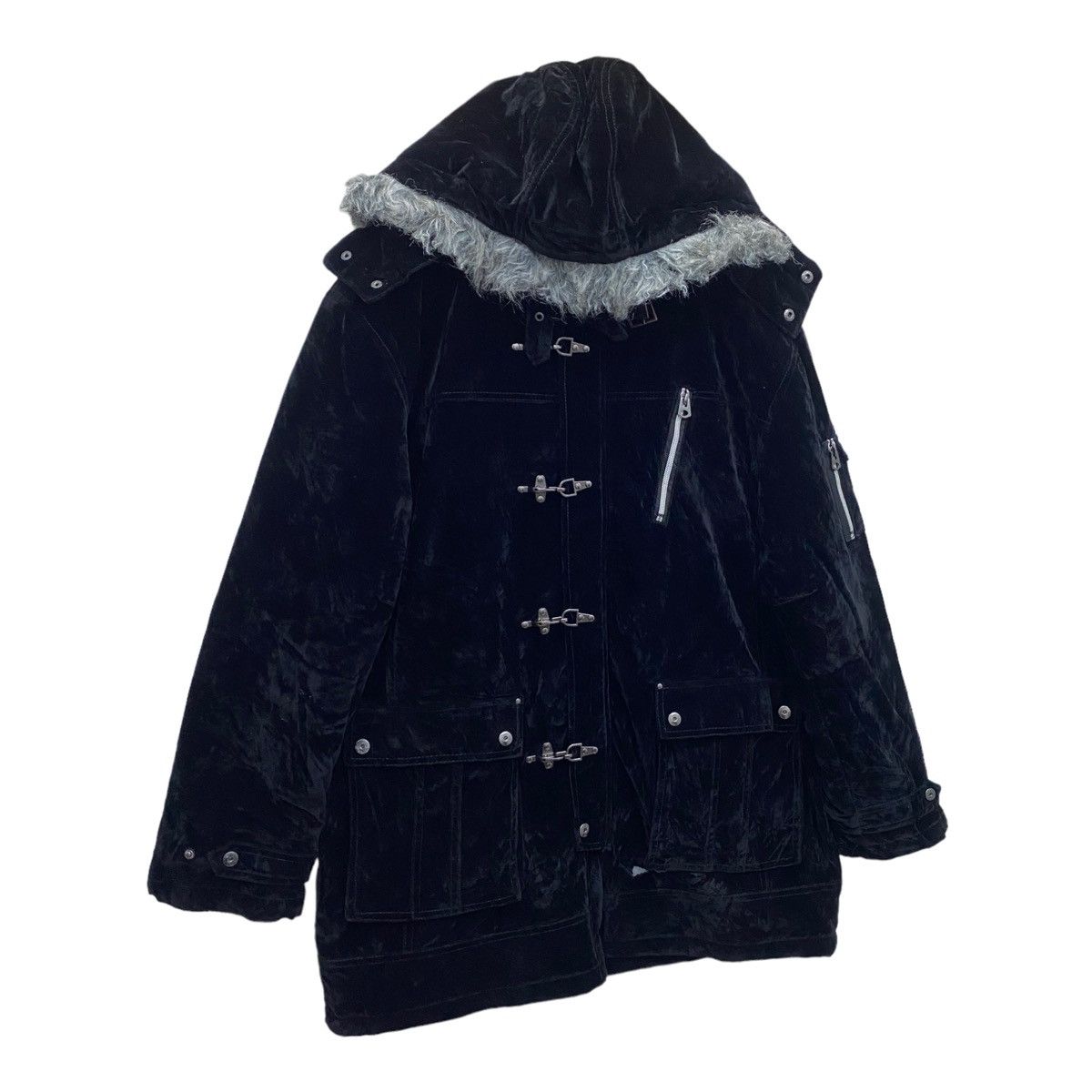 Velvet DIAGONAL ARROW MULTI POCKET PARKA VELVET JACKET Size US M / EU 48-50 / 2 - 9 Thumbnail