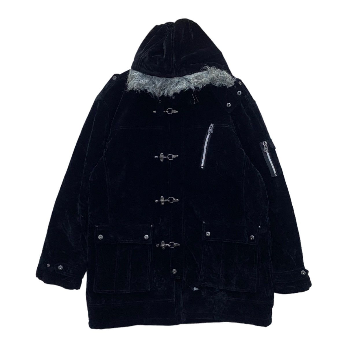 Velvet DIAGONAL ARROW MULTI POCKET PARKA VELVET JACKET Size US M / EU 48-50 / 2 - 7 Thumbnail