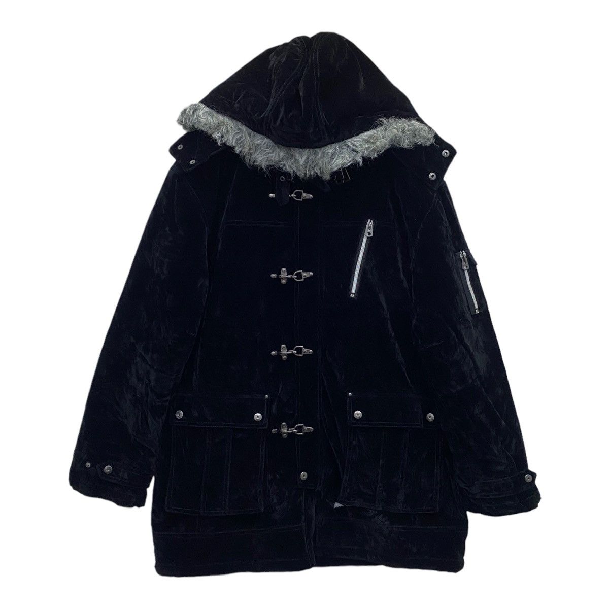 Velvet DIAGONAL ARROW MULTI POCKET PARKA VELVET JACKET Size US M / EU 48-50 / 2 - 1 Thumbnail