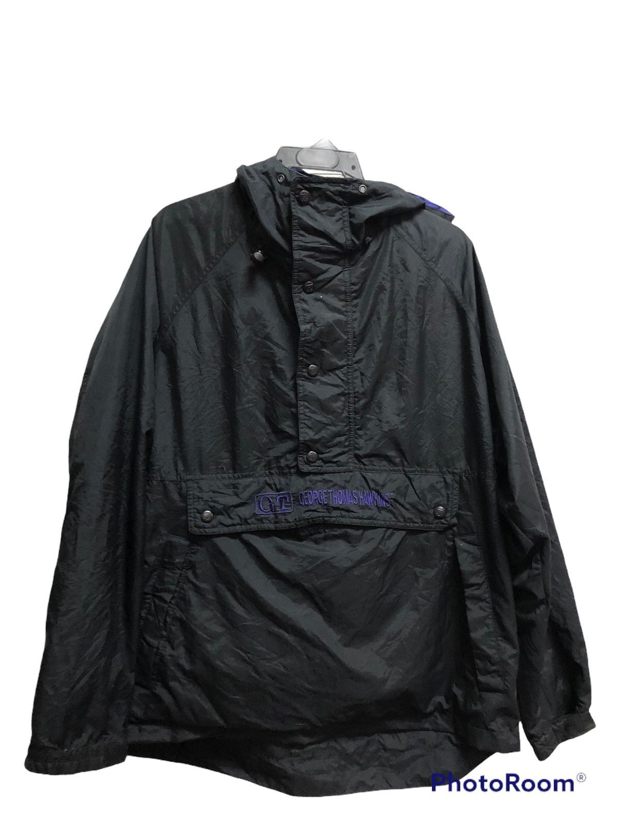 image of Gt George Thomas Hawkins Winbracker Hoodie in Black, Men's (Size Medium)