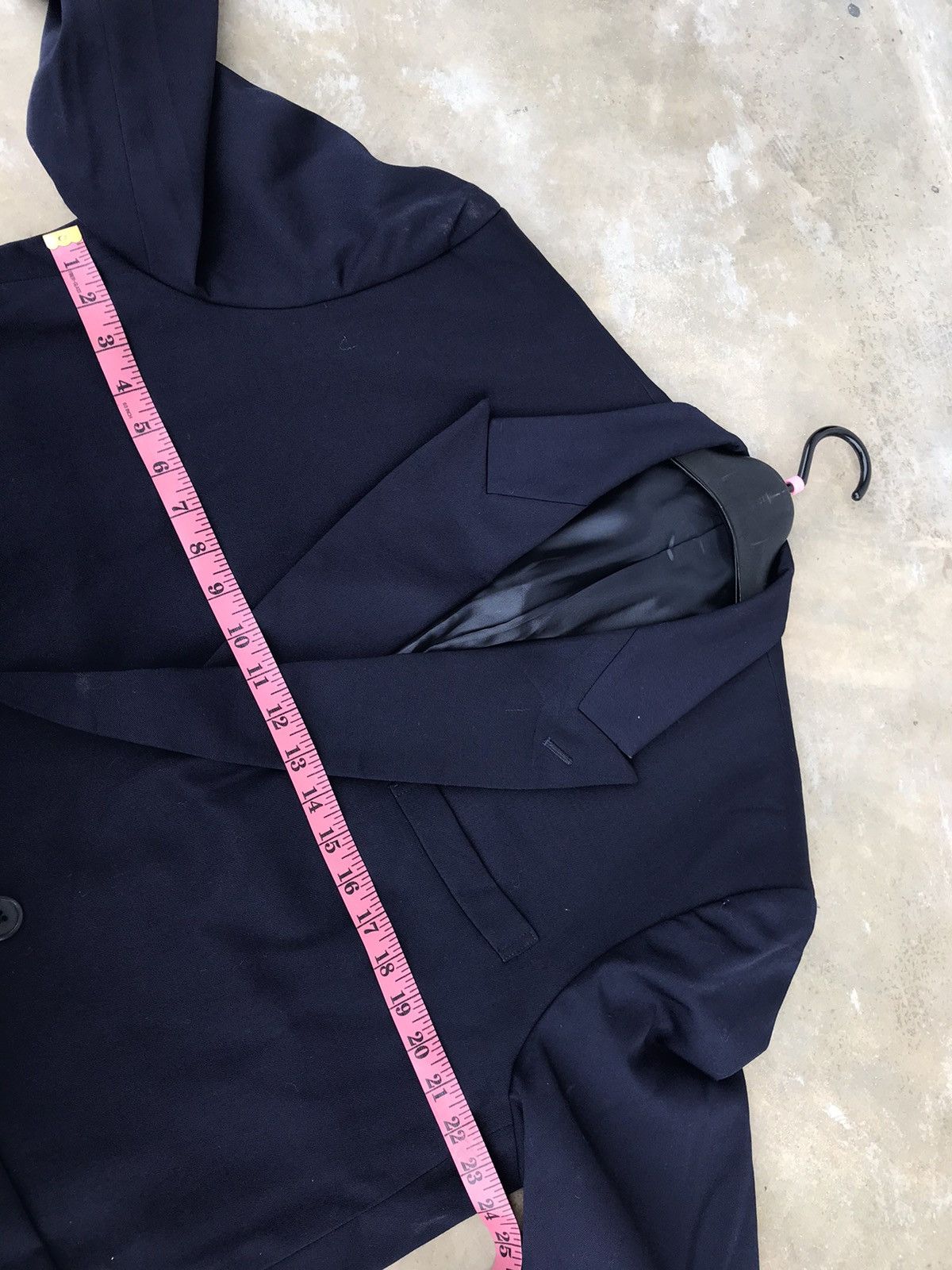 Issey Miyake × Japanese Brand × Yohji Yamamoto YOHJI YAMAMOTO CENTRAL JAPAN RAILWAY COMPANY BLAZER Size 40S - 9 Thumbnail