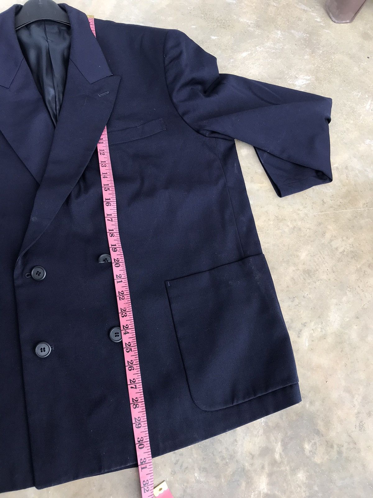 Issey Miyake × Japanese Brand × Yohji Yamamoto YOHJI YAMAMOTO CENTRAL JAPAN RAILWAY COMPANY BLAZER Size 40S - 10 Thumbnail