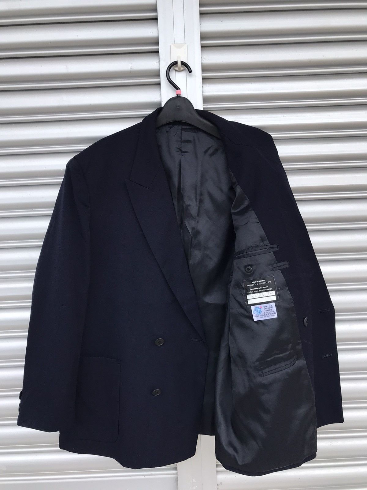 Issey Miyake × Japanese Brand × Yohji Yamamoto YOHJI YAMAMOTO CENTRAL JAPAN RAILWAY COMPANY BLAZER Size 40S - 2 Thumbnail