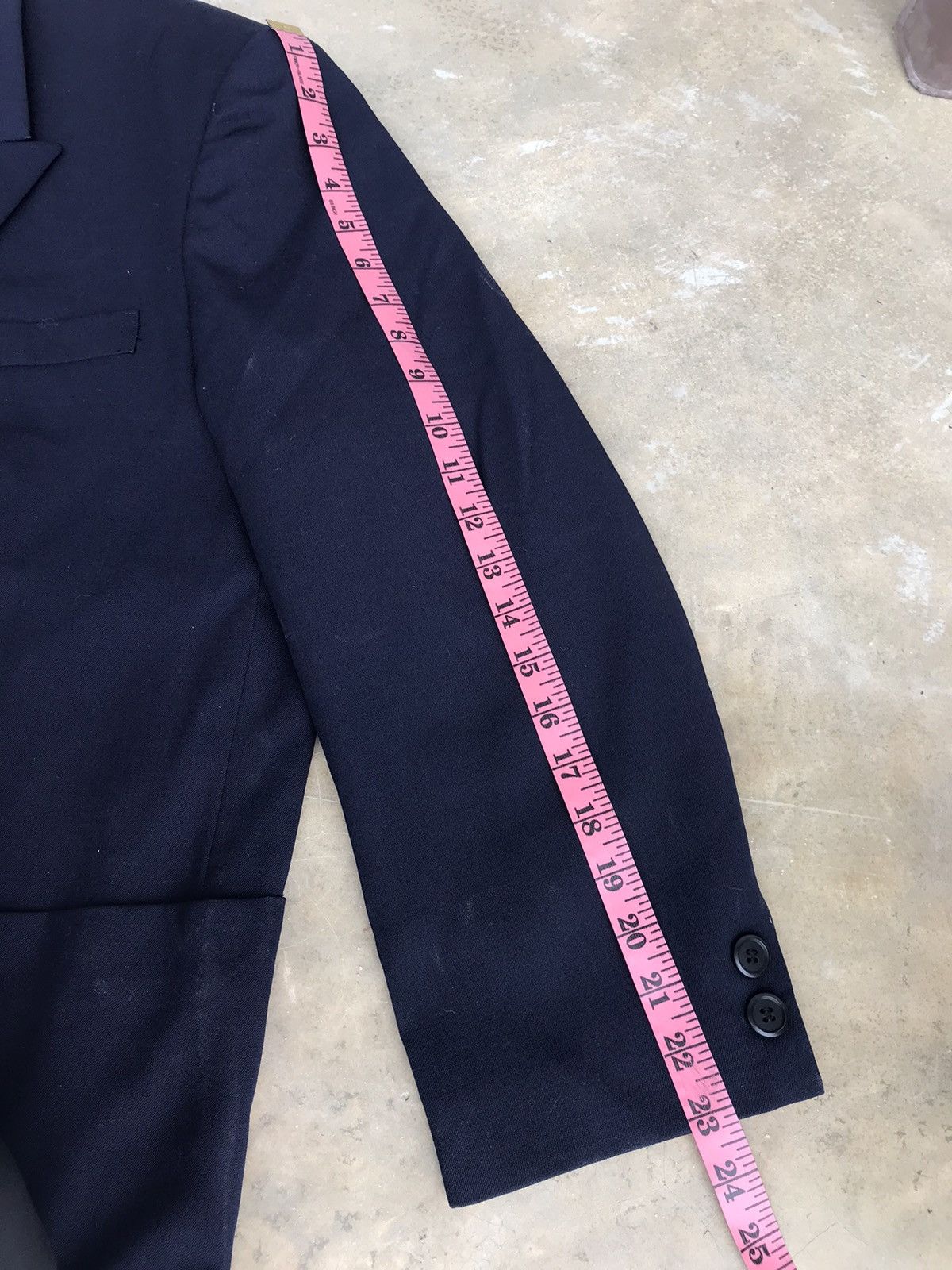 Issey Miyake × Japanese Brand × Yohji Yamamoto YOHJI YAMAMOTO CENTRAL JAPAN RAILWAY COMPANY BLAZER Size 40S - 11 Thumbnail