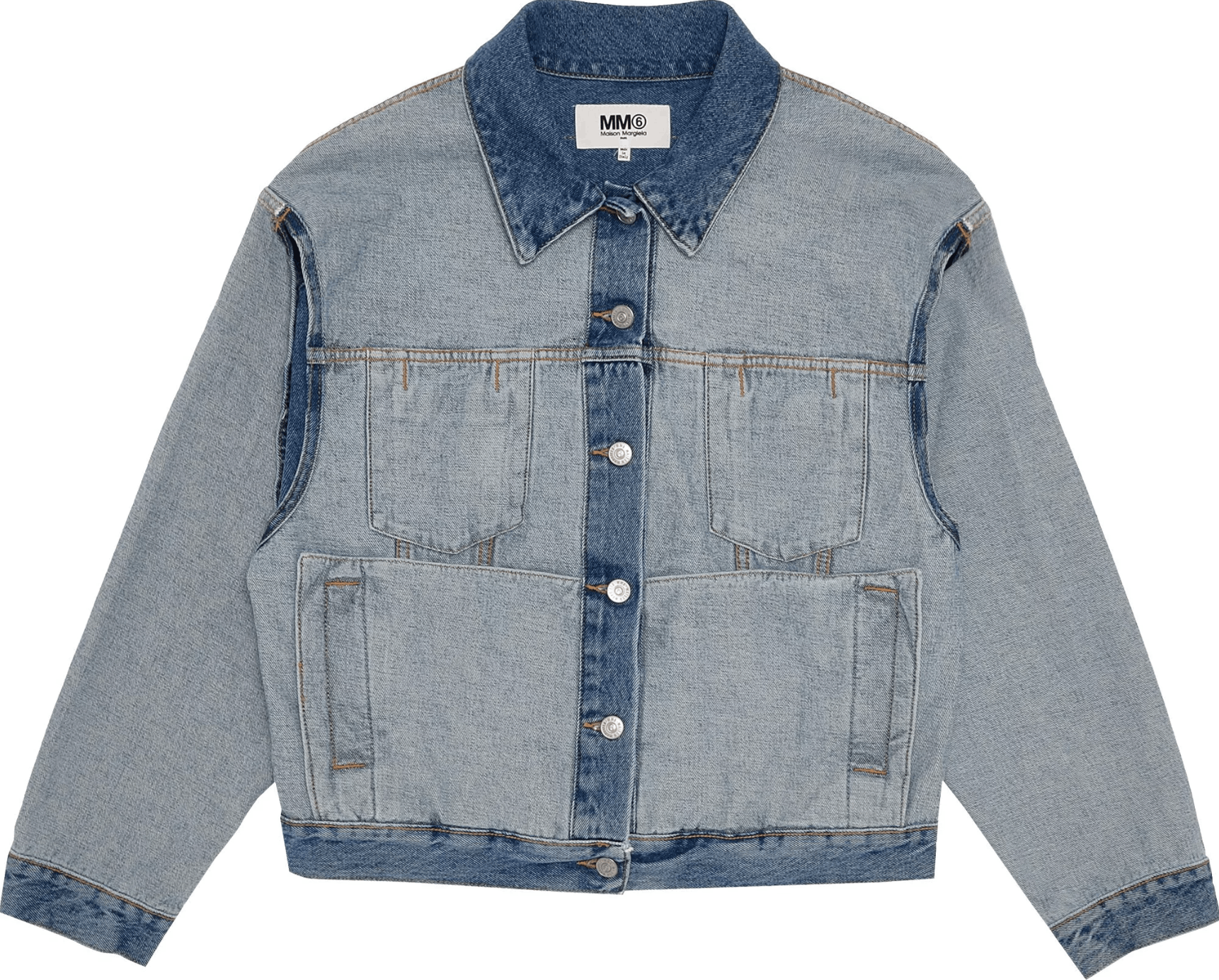 Maison Margiela MAISON MARGIELA MM6 Reversed Denim Jacket Size S / US 4 / IT 40 - 12 Thumbnail