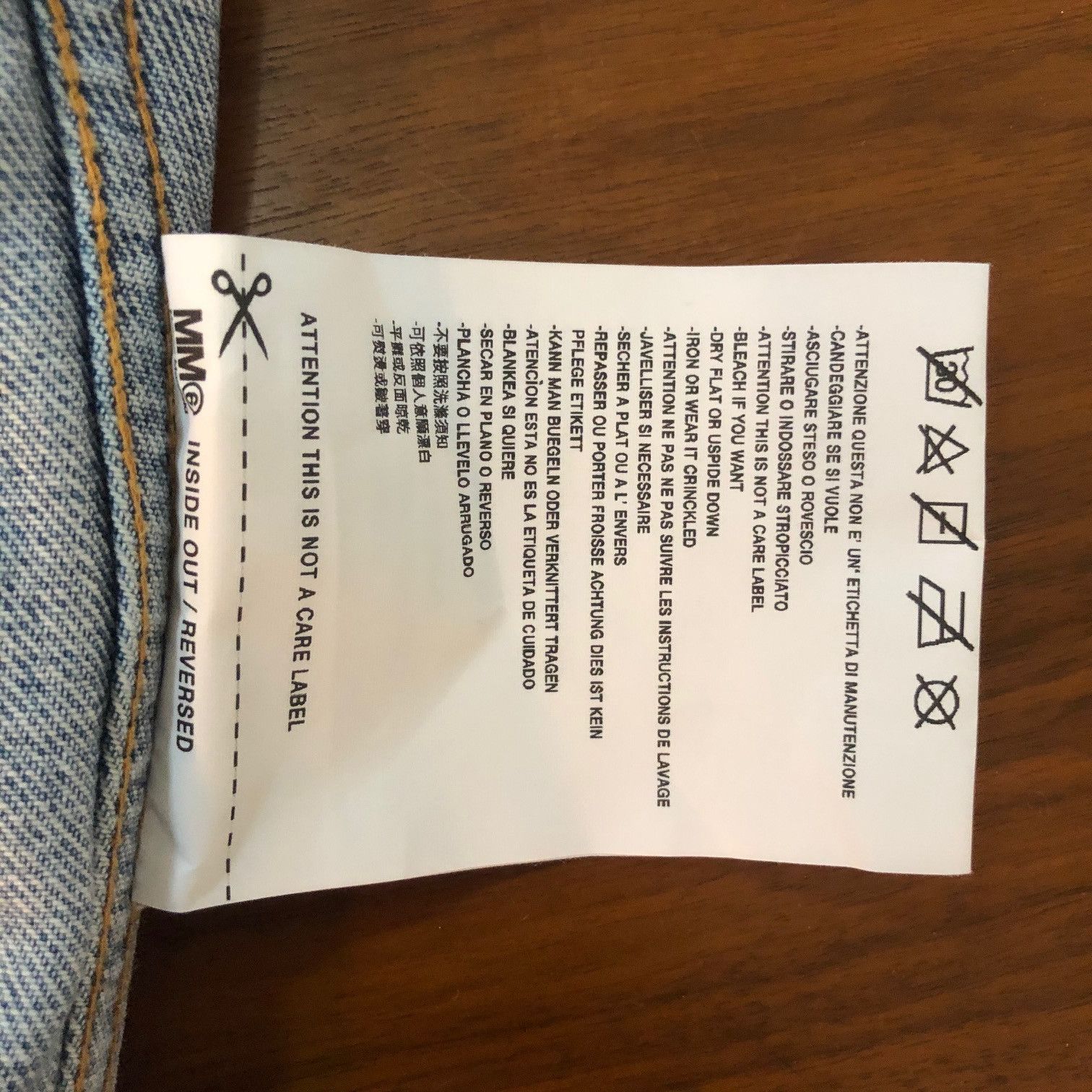 Maison Margiela MAISON MARGIELA MM6 Reversed Denim Jacket Size S / US 4 / IT 40 - 8 Thumbnail