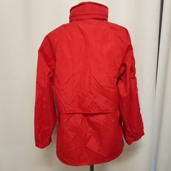 Vintage 80s Eddie Bauer Windbreaker / Snow / Rain Jacket Red