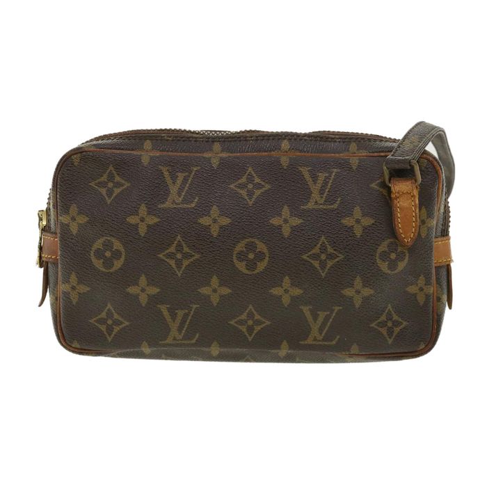 Auth Louis Vuitton Monogram Marly Bandouliere Shoulder Bag M51828
