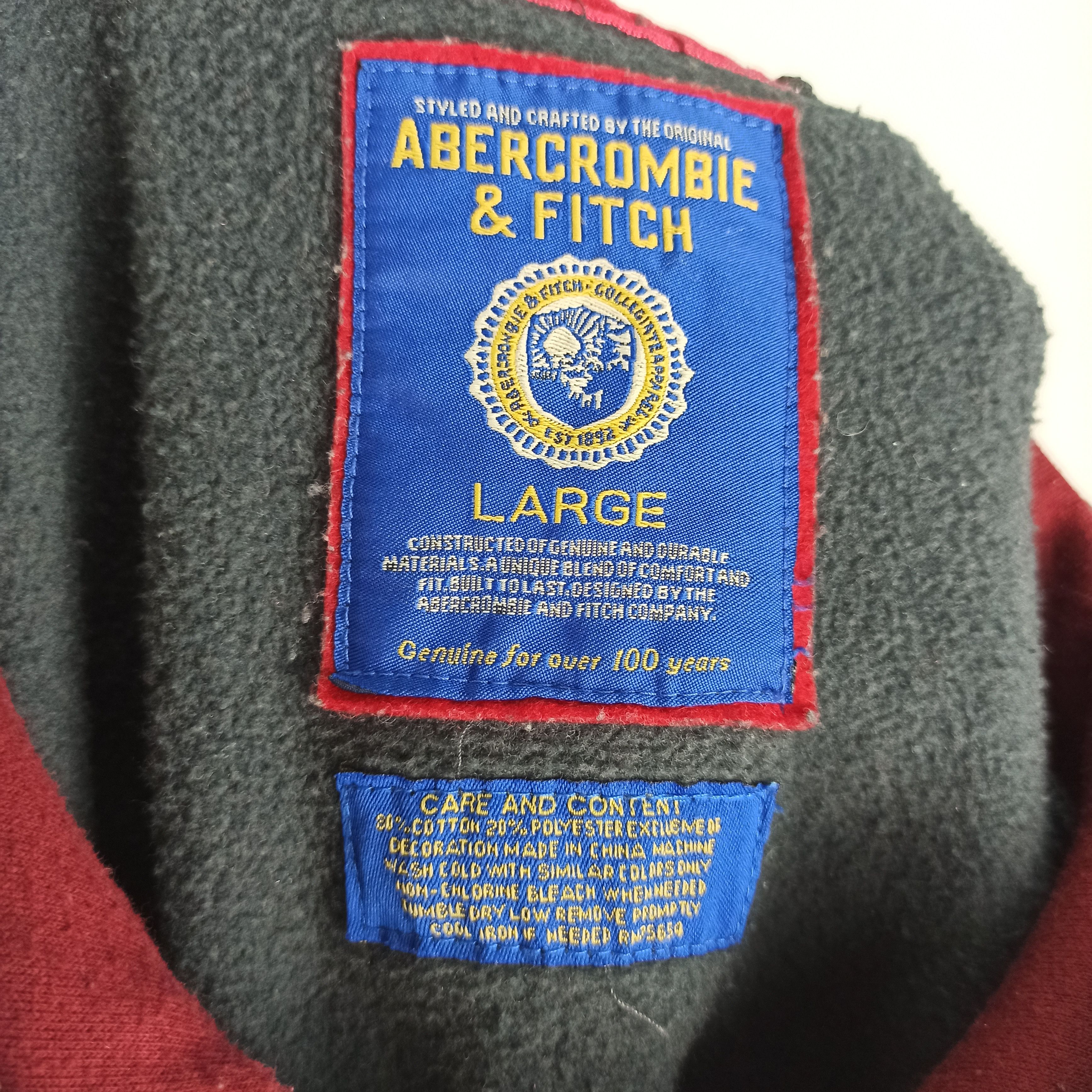Abercrombie & Fitch 🔥Vintage🔥 Abercrombie And Fitch Design Distressed Hoodie Size US L / EU 52-54 / 3 - 10 Thumbnail