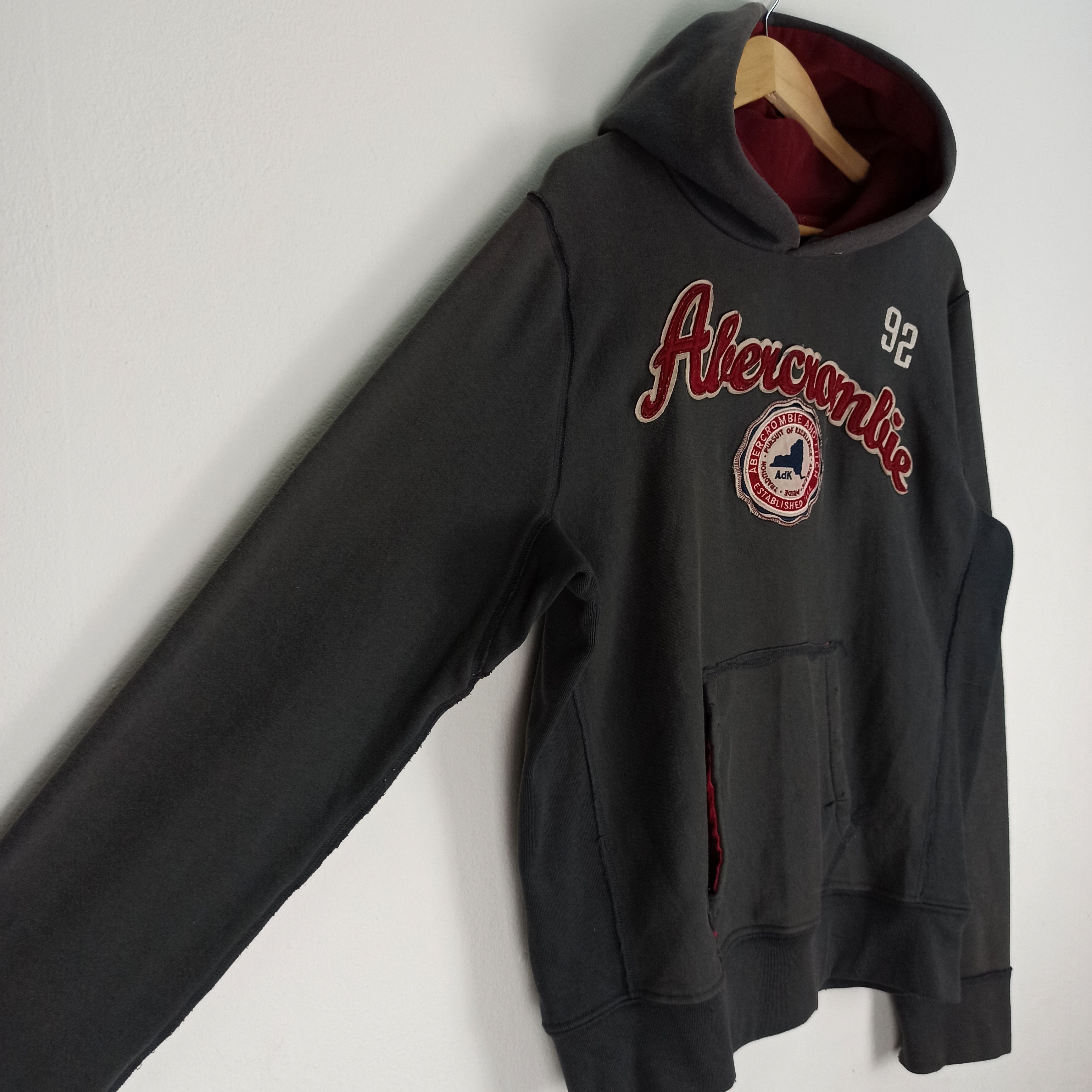 Abercrombie & Fitch 🔥Vintage🔥 Abercrombie And Fitch Design Distressed Hoodie Size US L / EU 52-54 / 3 - 5 Thumbnail