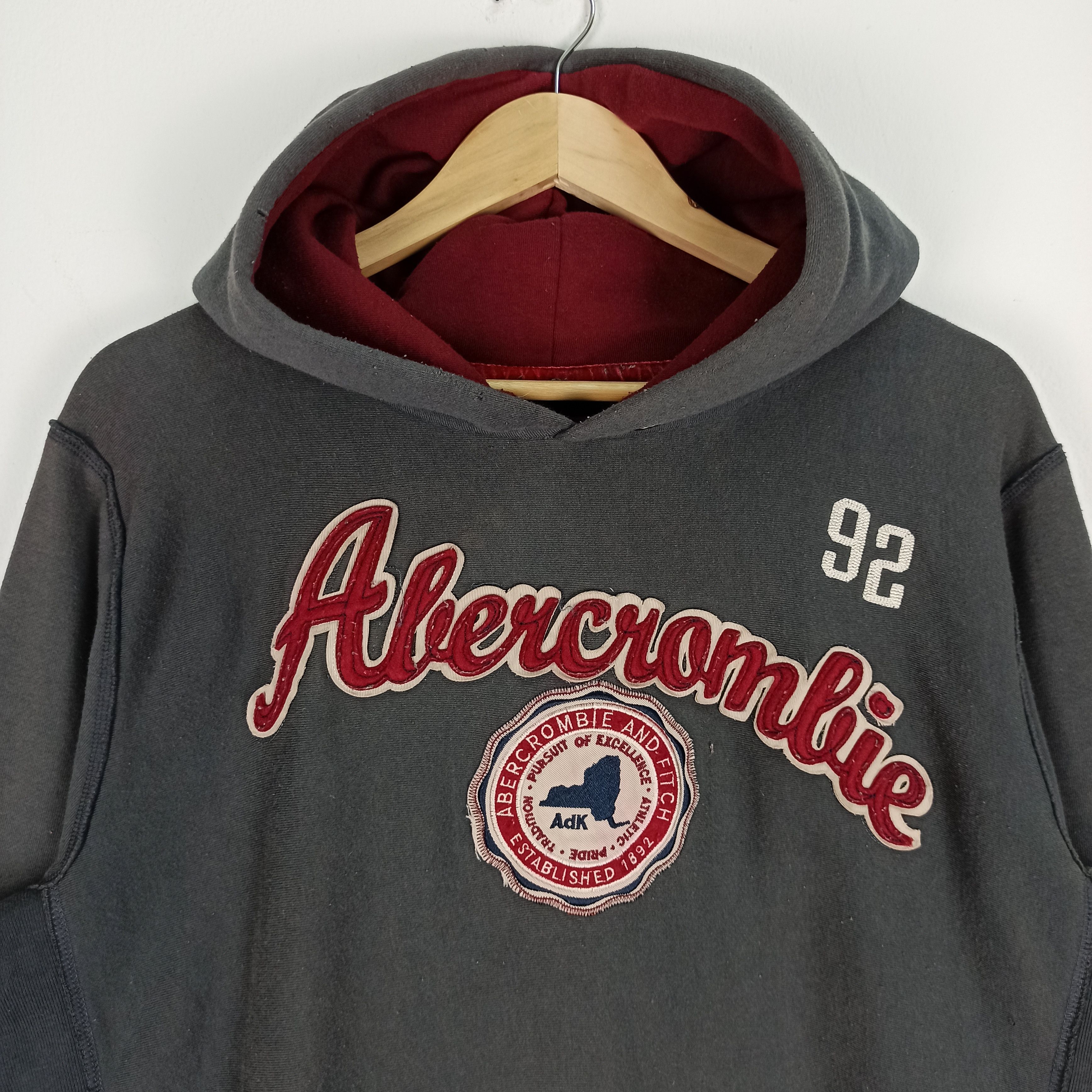 Abercrombie & Fitch 🔥Vintage🔥 Abercrombie And Fitch Design Distressed Hoodie Size US L / EU 52-54 / 3 - 2 Thumbnail