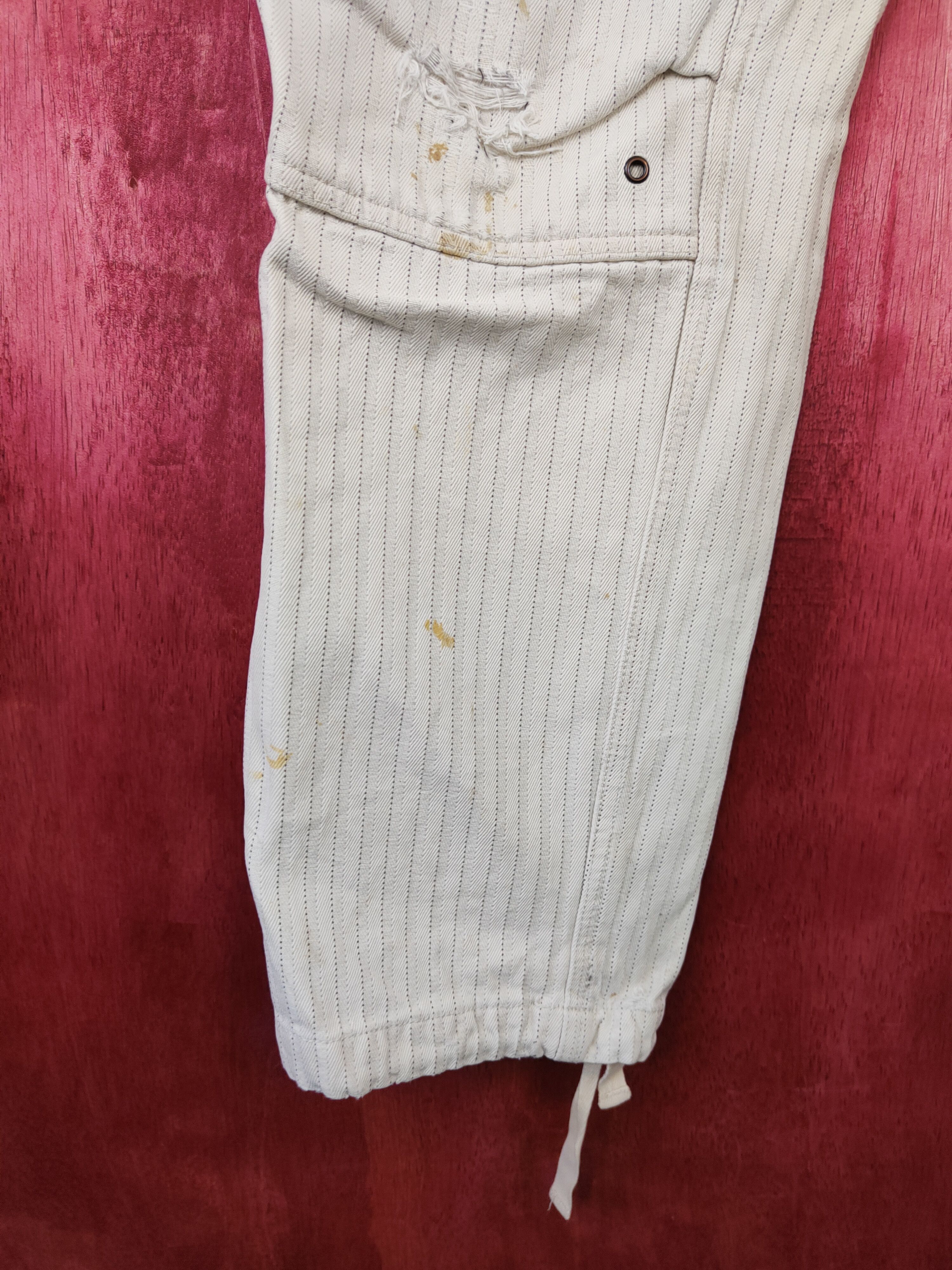 Japanese Brand DL Hakata Tobi White Multi Pocket Tactical Cargo Pants #S472 Size US 28 / EU 44 - 5 Thumbnail