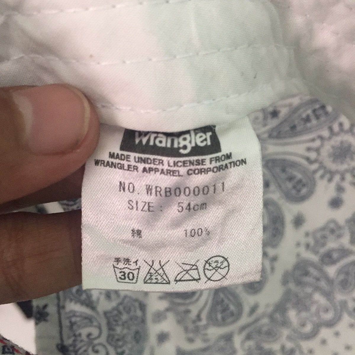Wrangler Wrangler Soft Brim Art Kerchief Bandana Cap Hat Size ONE SIZE - 17 Thumbnail