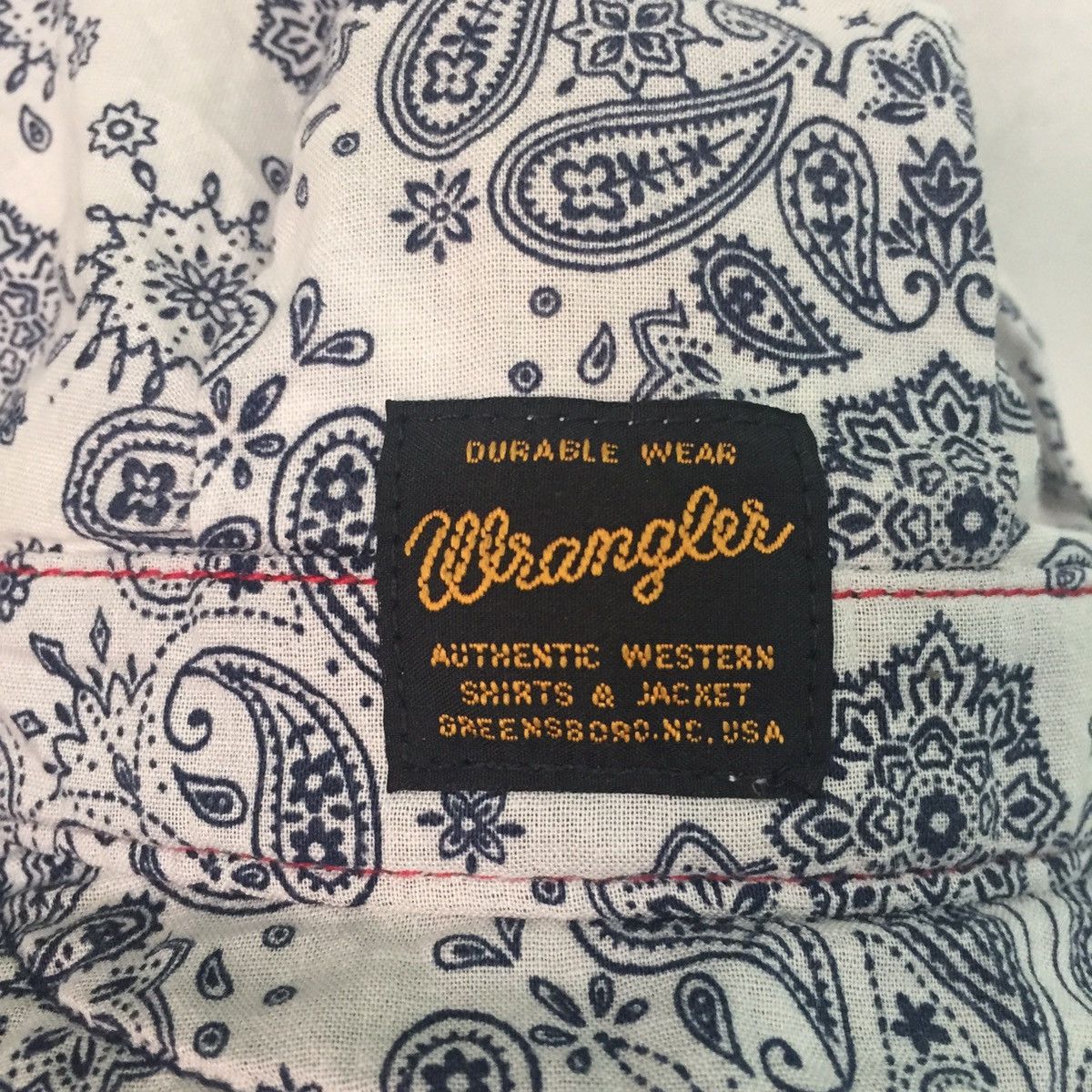 Wrangler Wrangler Soft Brim Art Kerchief Bandana Cap Hat Size ONE SIZE - 6 Thumbnail