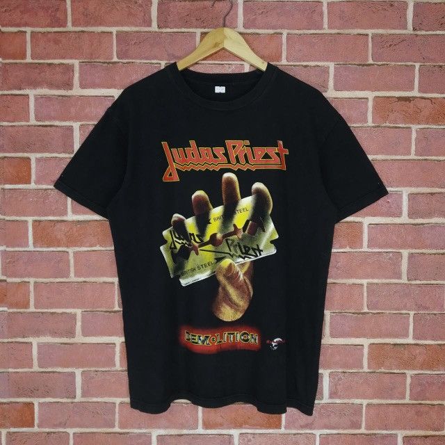 Band Tees Vintage Judas Priest Heavy Metal Band Promo Music Band Tour Size US L / EU 52-54 / 3 - 1 Thumbnail