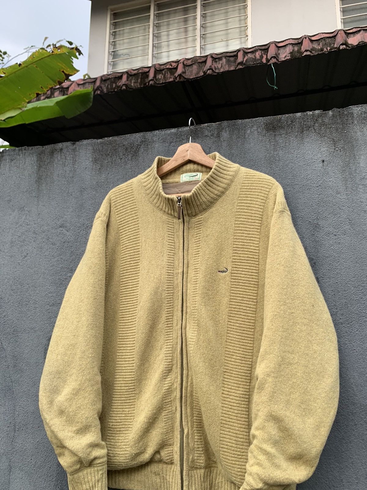 Japanese Brand 👹Vintage Crocodile Classic Cardigan Bomber Jacket Size US XL / EU 56 / 4 - 4 Thumbnail