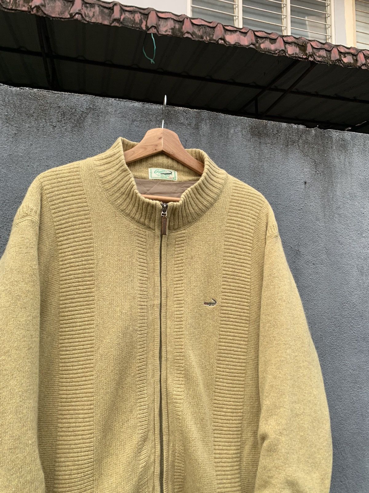 Japanese Brand 👹Vintage Crocodile Classic Cardigan Bomber Jacket Size US XL / EU 56 / 4 - 5 Thumbnail