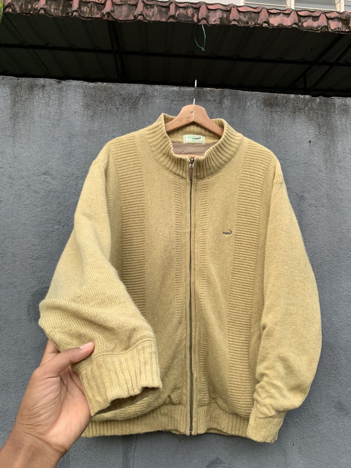 Japanese Brand 👹Vintage Crocodile Classic Cardigan Bomber Jacket Size US XL / EU 56 / 4 - 6 Thumbnail