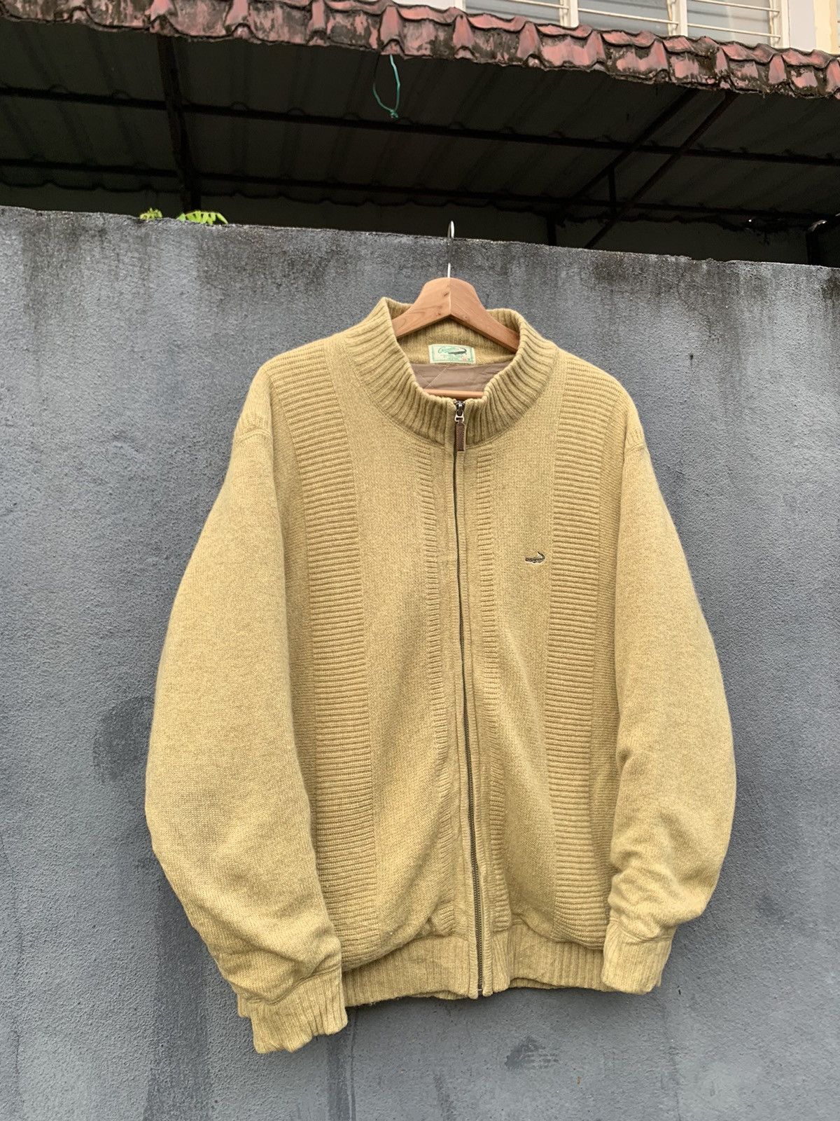 Japanese Brand 👹Vintage Crocodile Classic Cardigan Bomber Jacket Size US XL / EU 56 / 4 - 3 Thumbnail