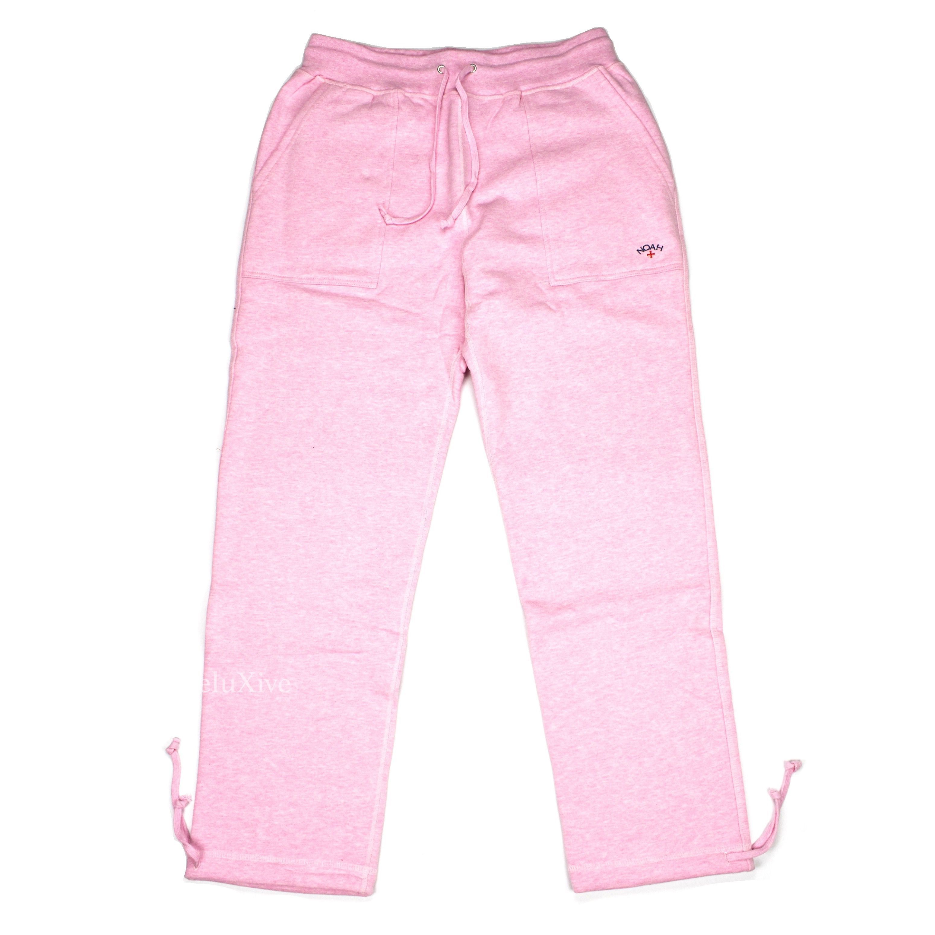 Noah Pink Core Logo Sweatpants Jogger Pants XL SS18 DS