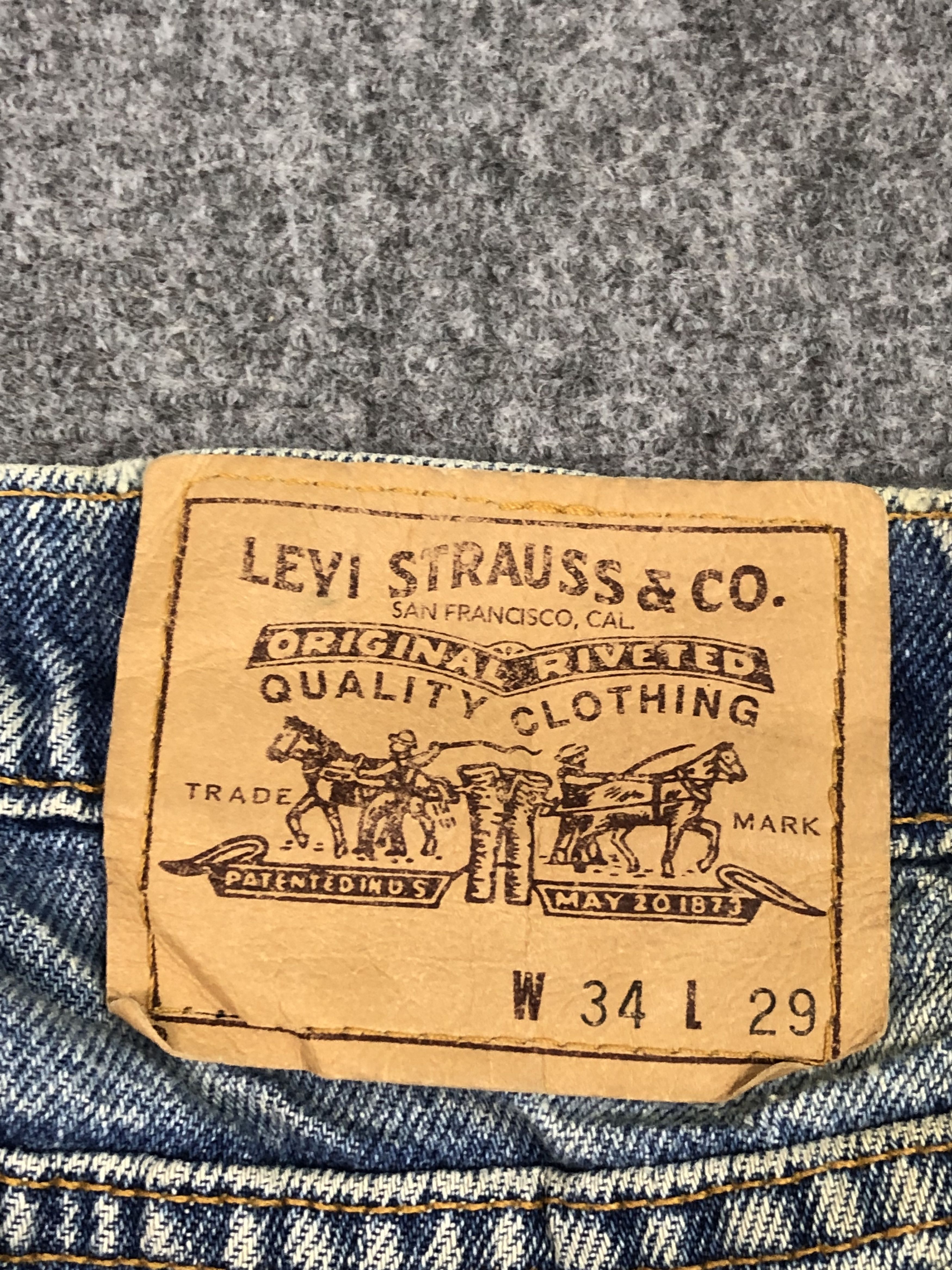 Levi's × Vintage Vintage Levis Blue Faded Denim DP0332 Size US 34 / EU 50 - 5 Thumbnail