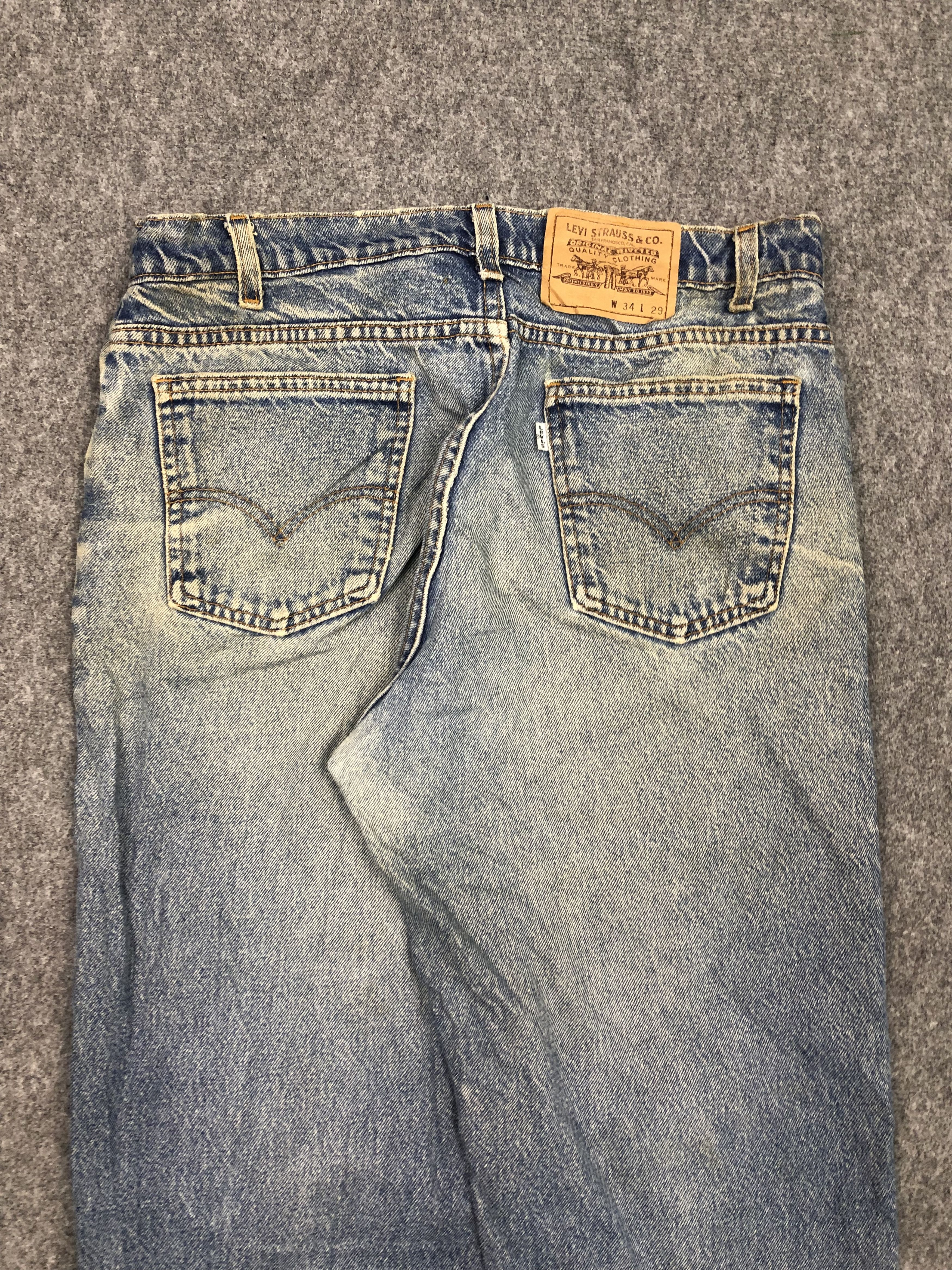 Levi's × Vintage Vintage Levis Blue Faded Denim DP0332 Size US 34 / EU 50 - 4 Thumbnail