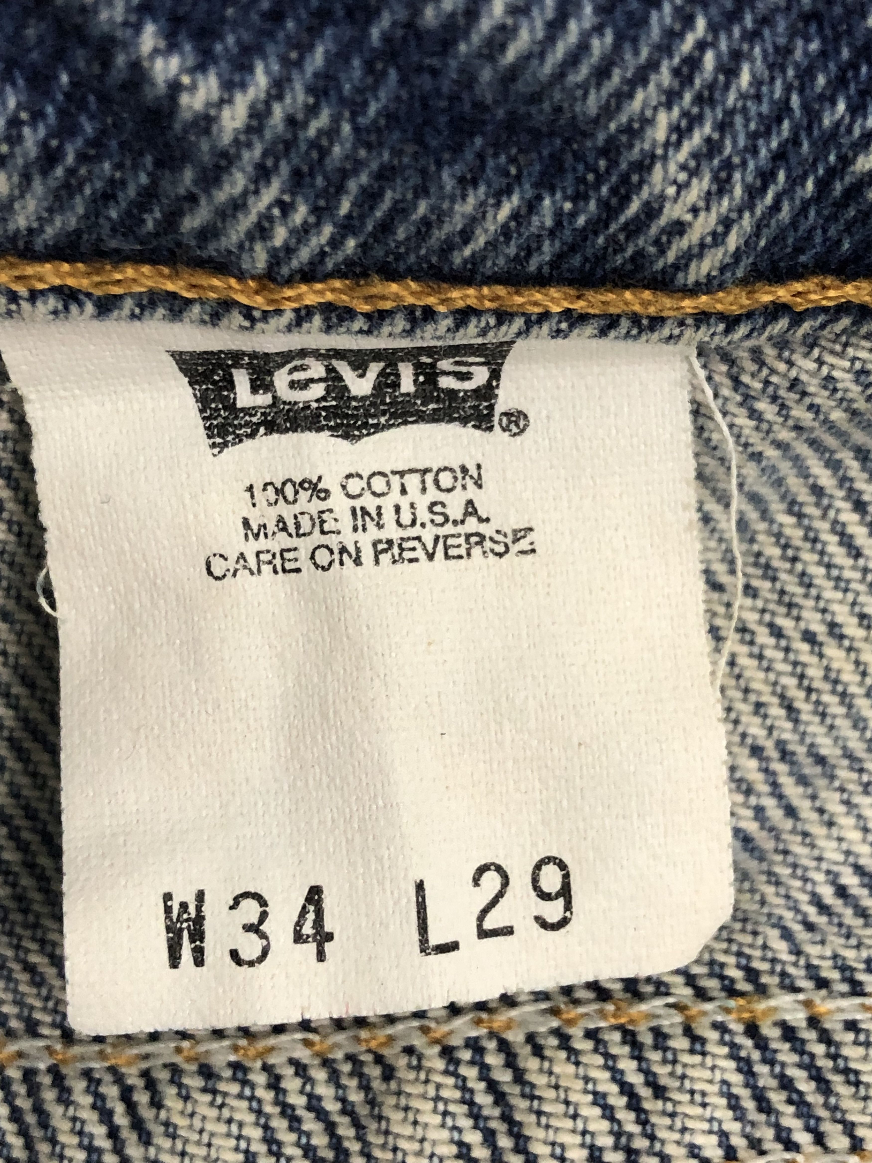 Levi's × Vintage Vintage Levis Blue Faded Denim DP0332 Size US 34 / EU 50 - 8 Thumbnail
