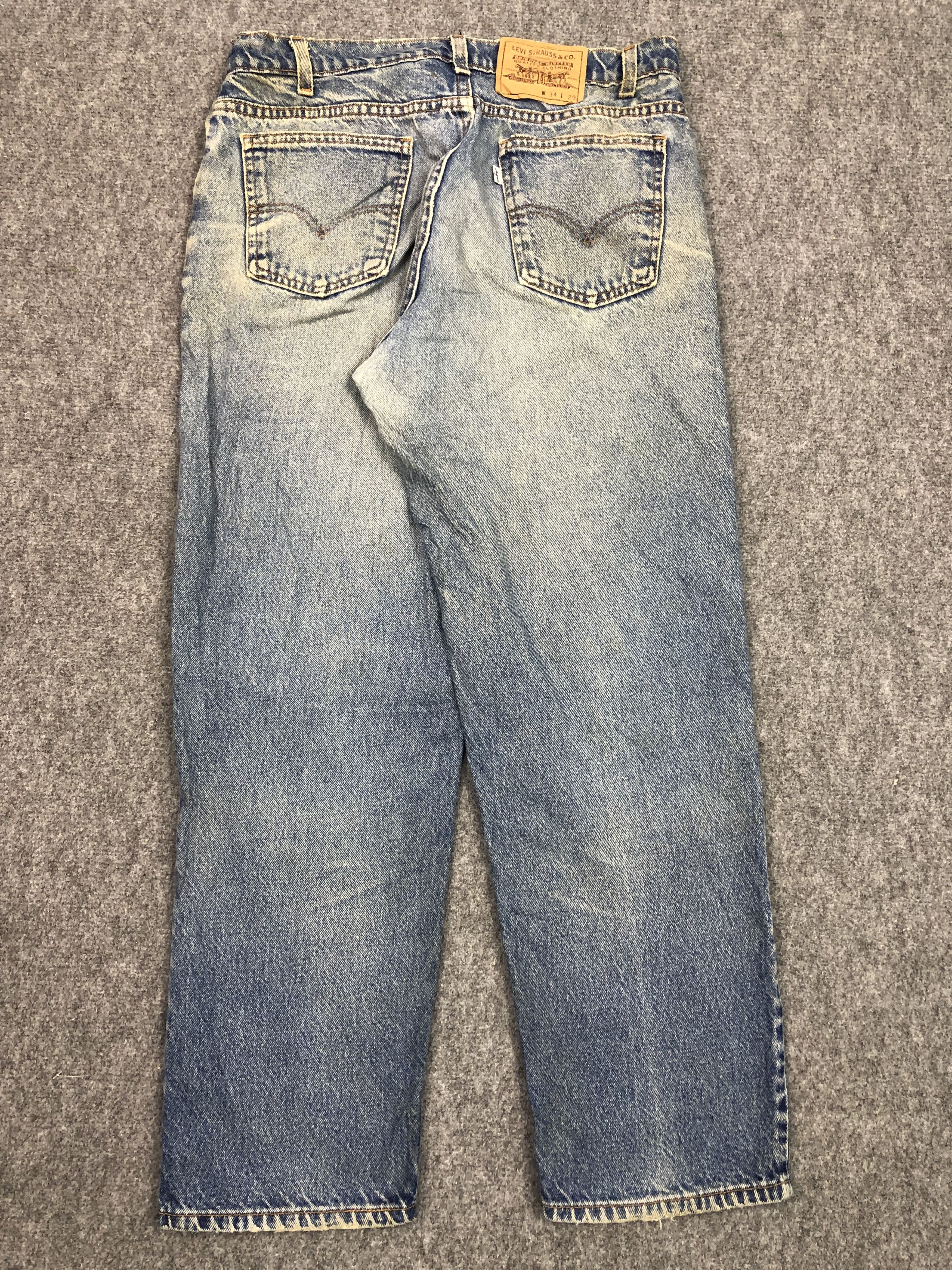 Levi's × Vintage Vintage Levis Blue Faded Denim DP0332 Size US 34 / EU 50 - 2 Thumbnail
