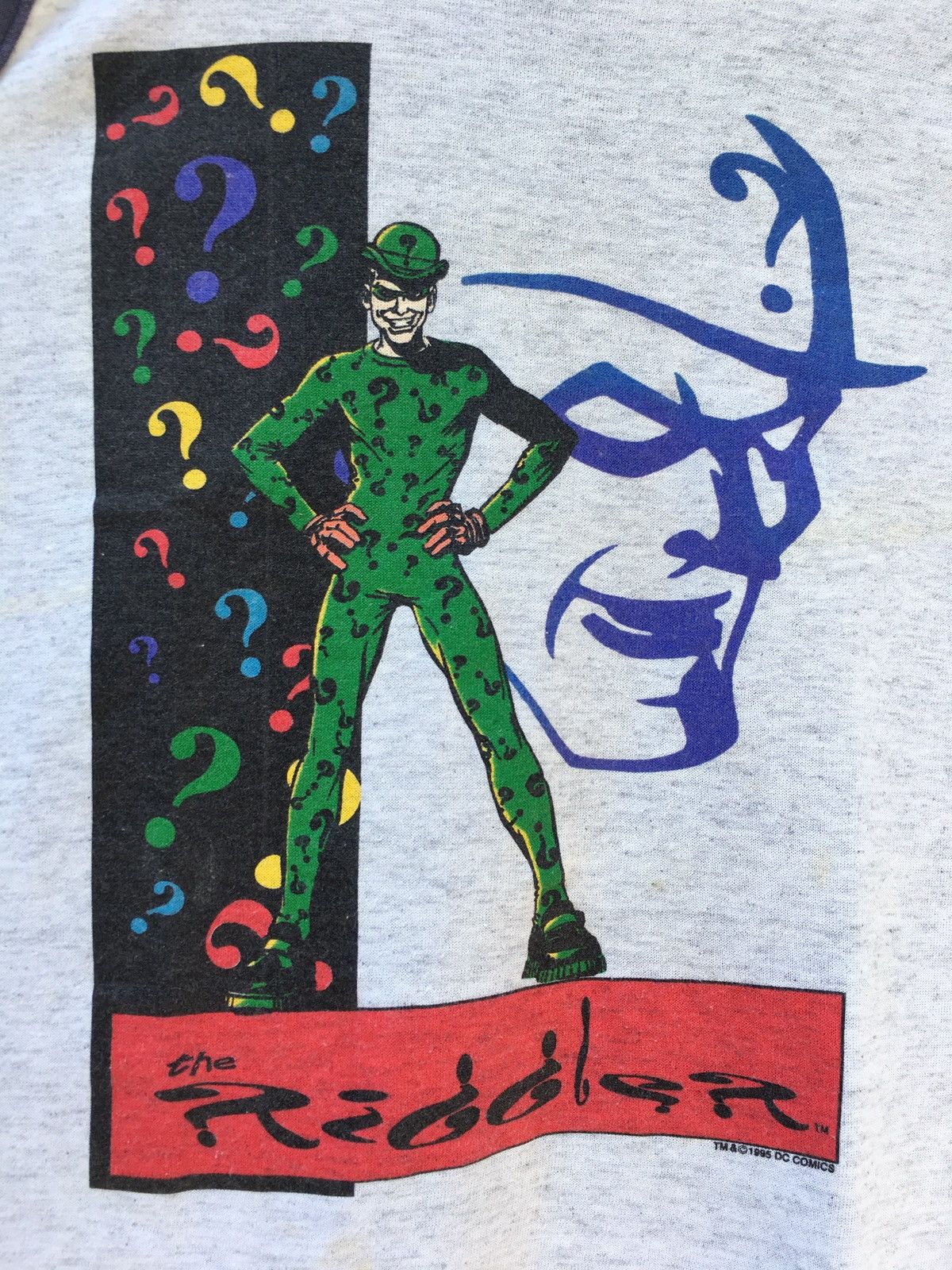DC Comics Vtg Batman&Robin The Riddler Singlet DC ComicsMovieJoker Size US M / EU 48-50 / 2 - 7 Thumbnail