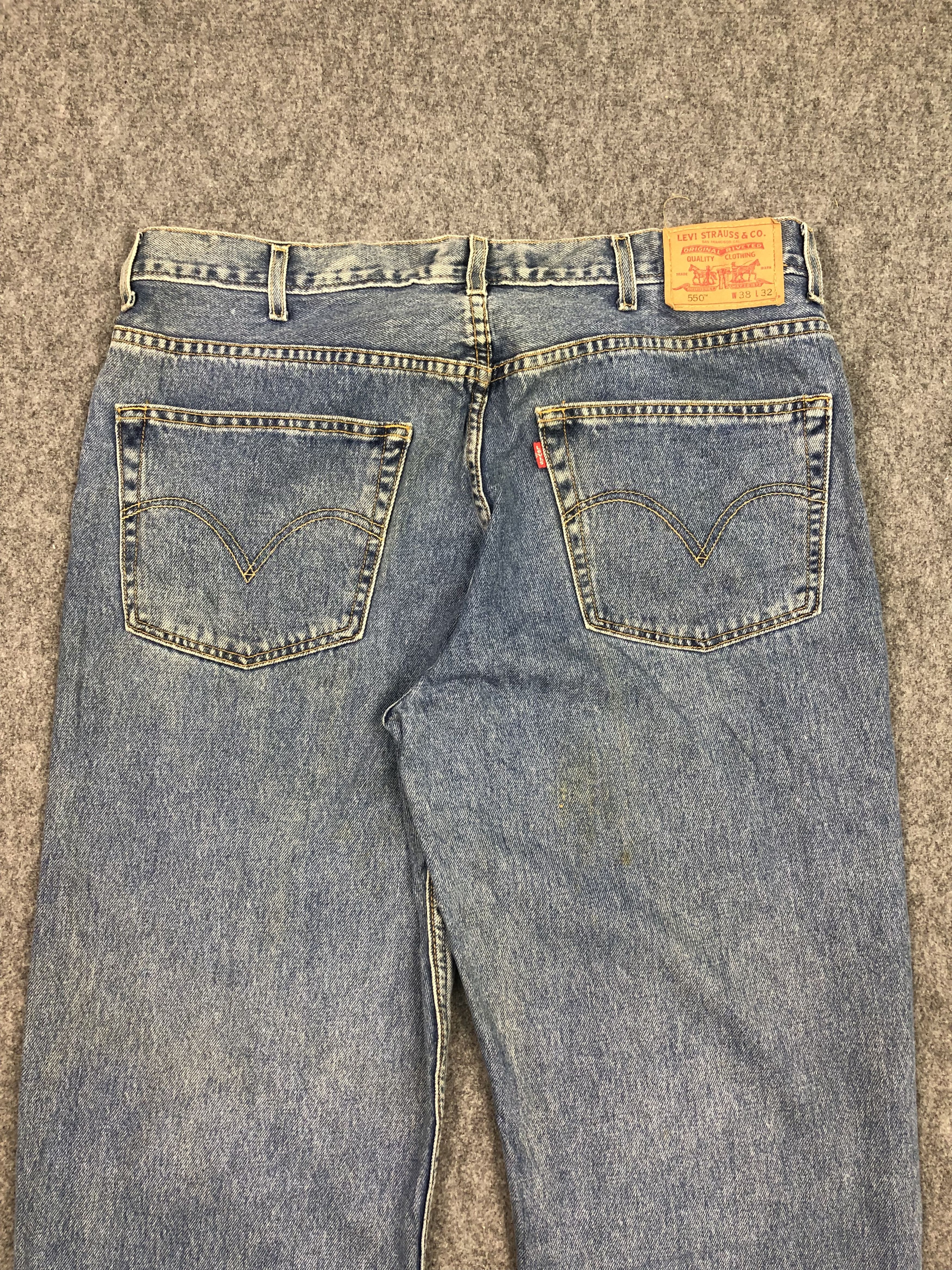 Levi's Vintage Levis 550 Jeans DP0396 Size US 34 / EU 50 - 4 Thumbnail